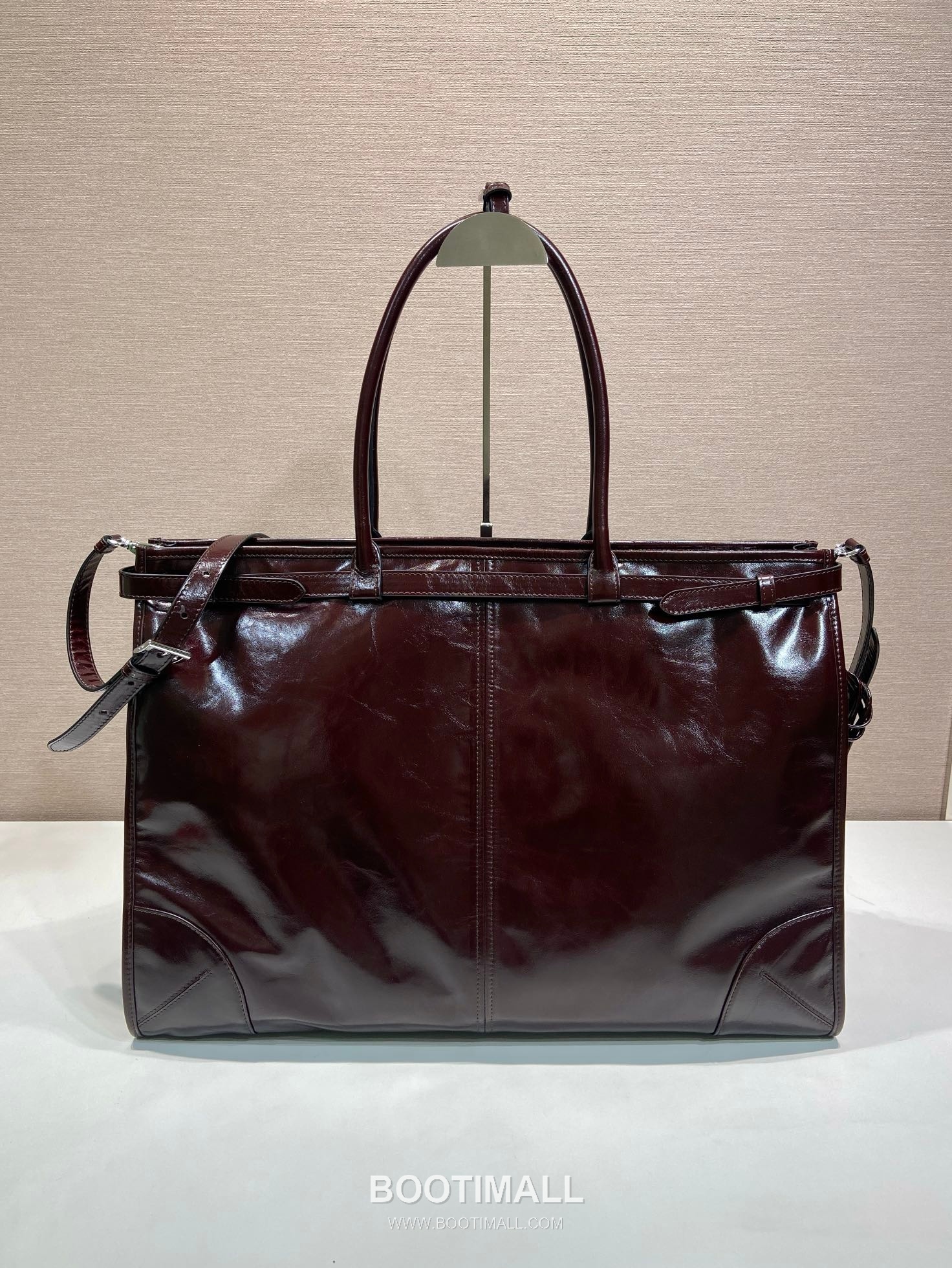 Prada LusSolf Oiled Waxed Leather Top Handle Bag 프라다 루스솔프 2VG128 오일드 왁스 레더 탑핸들백 50cm 4