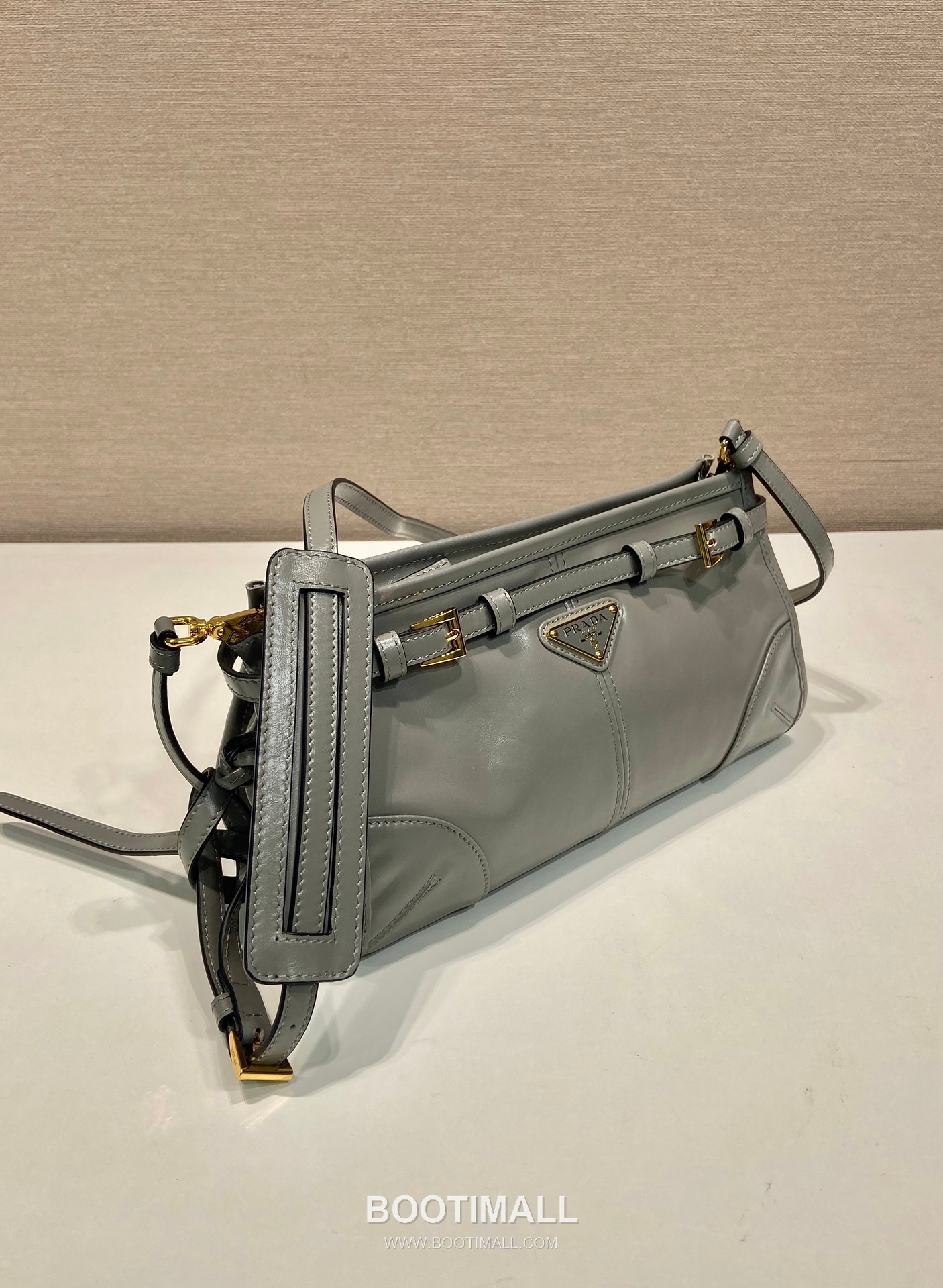 Prada LusSolf Oiled Waxed Leather Crossbody Bag 프라다 루스솔프 1BA215 오일드 왁스 레더 크로스백 26cm 2