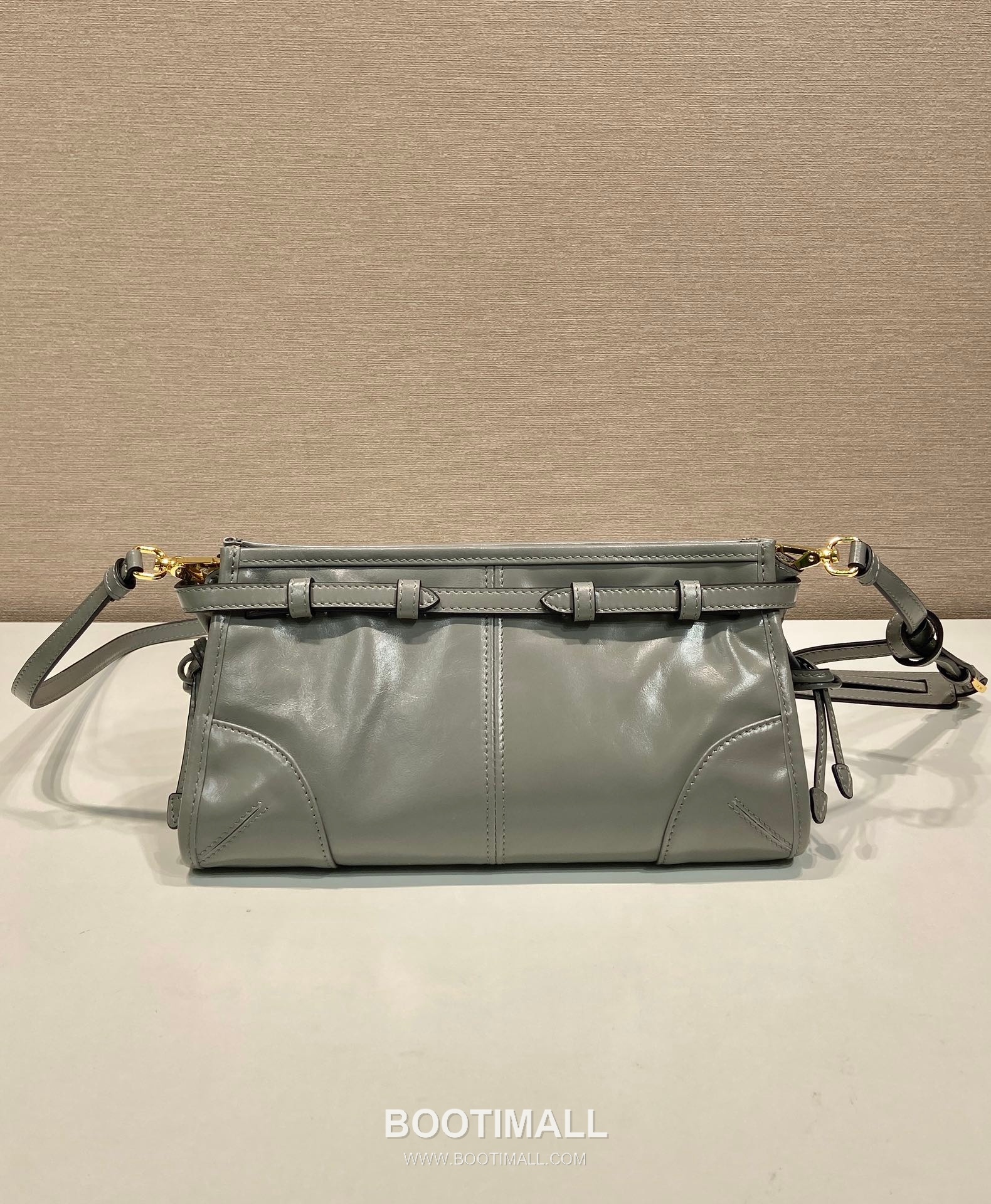 Prada LusSolf Oiled Waxed Leather Crossbody Bag 프라다 루스솔프 1BA215 오일드 왁스 레더 크로스백 26cm 4