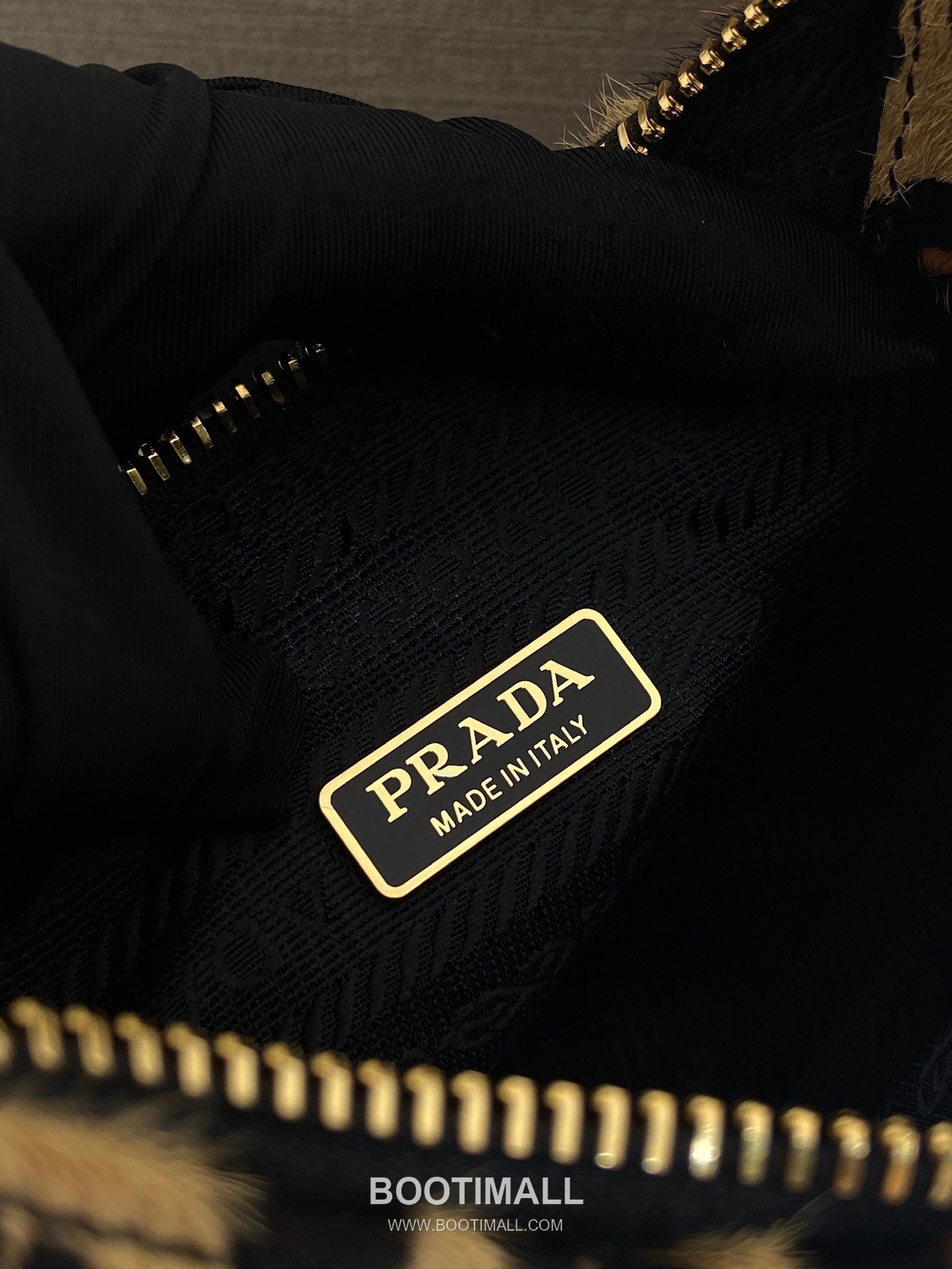 Prada Arqué Leopard Print Leather Brown Hobo Bag 프라다 1BC204 아르케 레오파드 프린트 가죽 브라운 호보백 23cm 9