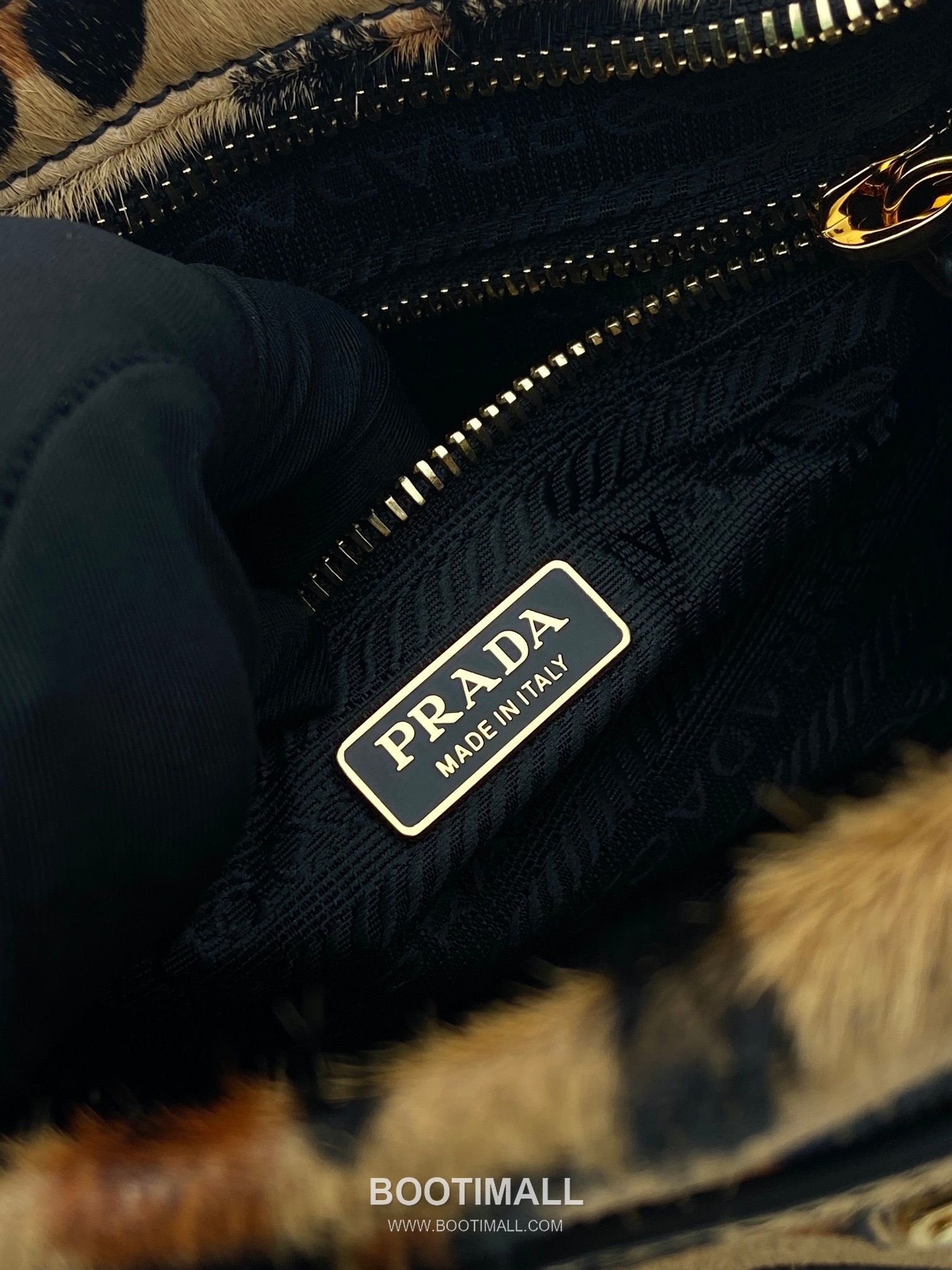 Prada LusSolf Leopard Print Mini Printed Leather Brown Top Handle Bag 프라다 루스솔프 레오파드 프린트 1BA486 미니 레더 브라운 탑핸들백 24cm 9