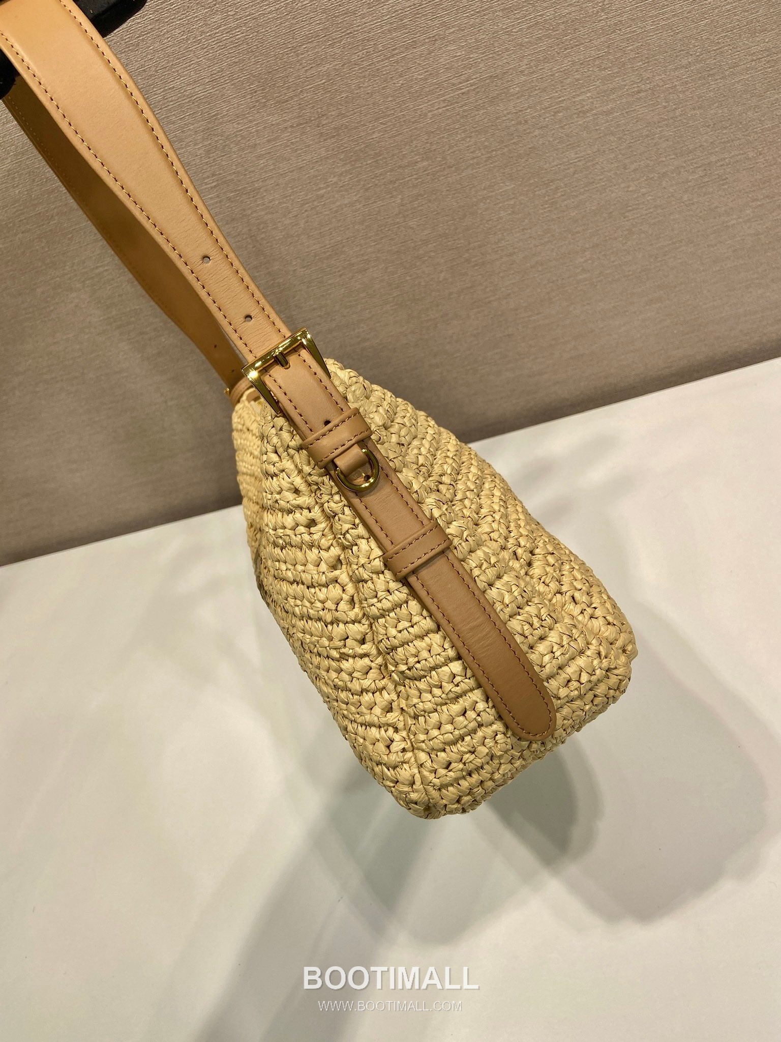 Prada Aimee Woven Leather Shoulder Bag 프라다 에이미 위븐 1BC247 우븐 레더 숄더백 34cm 5