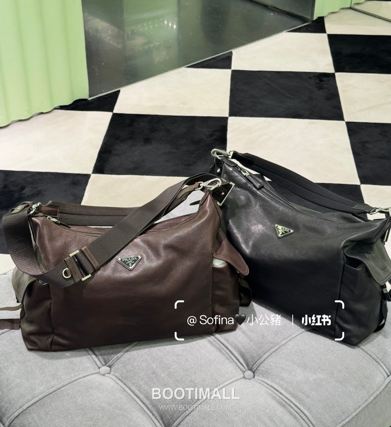 Prada Explore Leather Handbag 프라다 2VH206 익스플로어 레더 숄더백 31cm 11