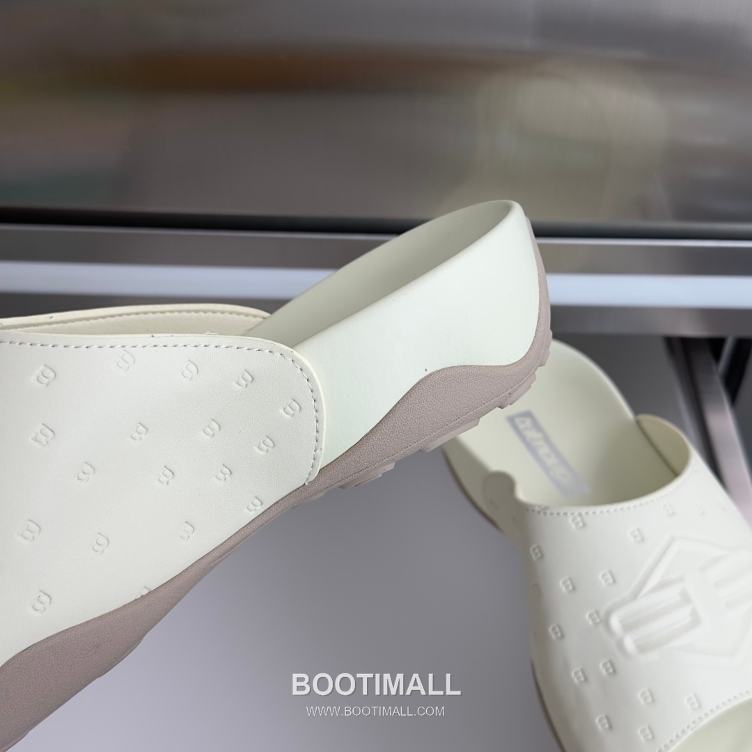 Balenciaga Monday Ultra Retro 3B Leather Textile Black Slides 발렌시아가 먼데이 울트라 레트로 3B 가죽 텍스타일 블랙 슬라이드 4