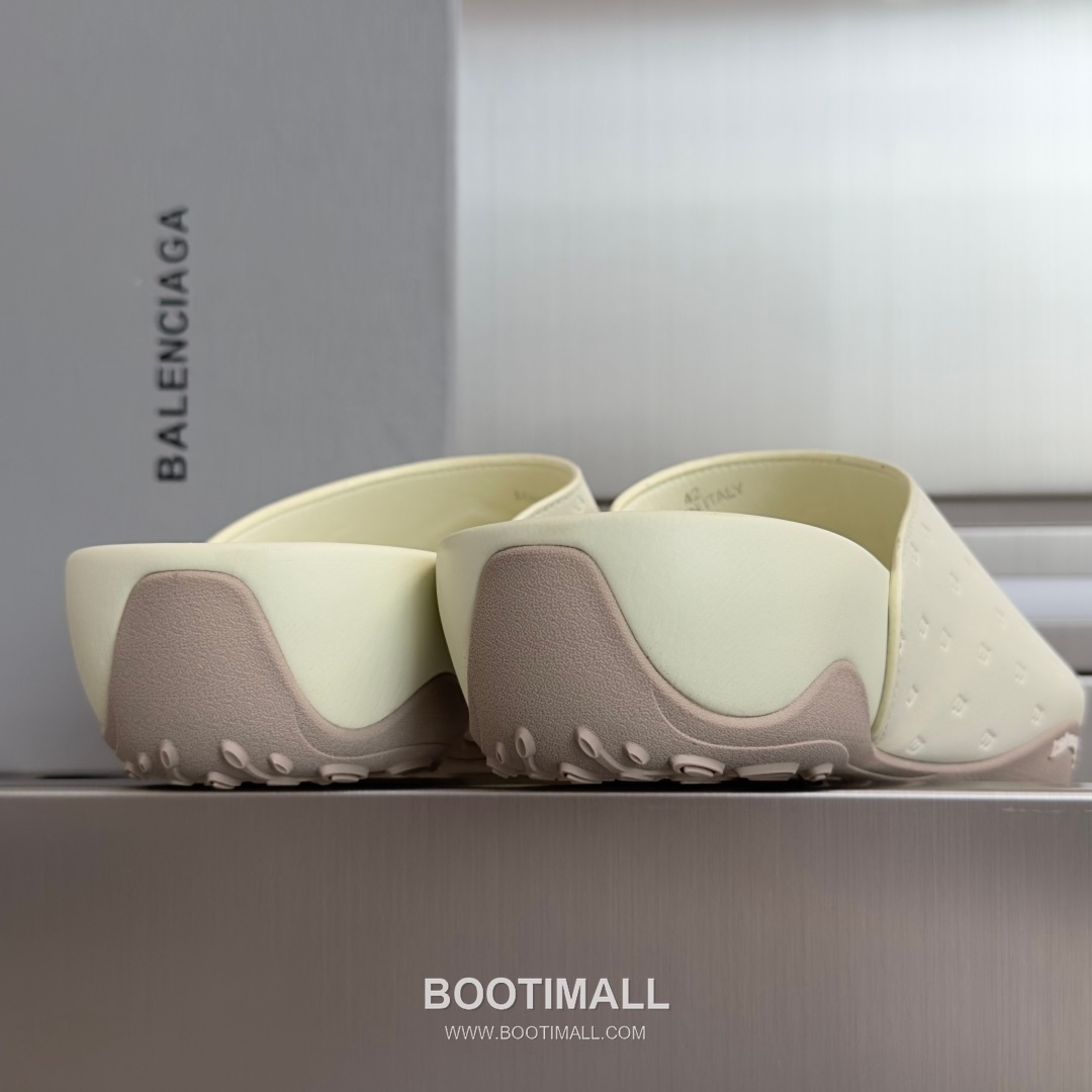 Balenciaga Monday Ultra Retro 3B Leather Textile Black Slides 발렌시아가 먼데이 울트라 레트로 3B 가죽 텍스타일 블랙 슬라이드 5