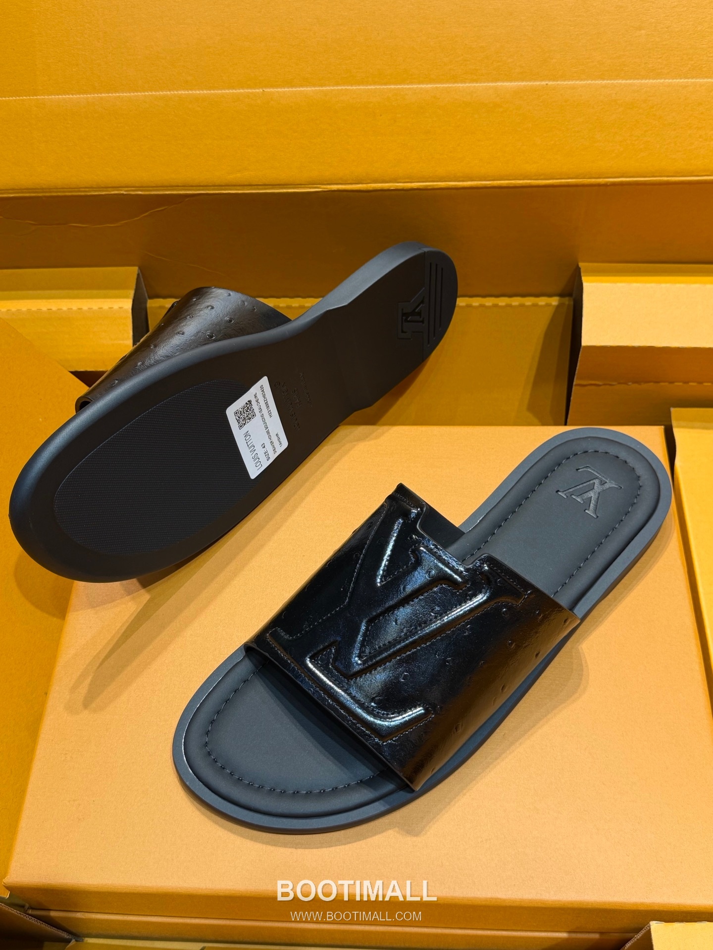Louis Vuitton Oasis Monogram 5D Logo Calfskin Blue Slides 루이비통 오아시스 모노그램 5D 로고 송아지가죽 블루 슬라이드 6