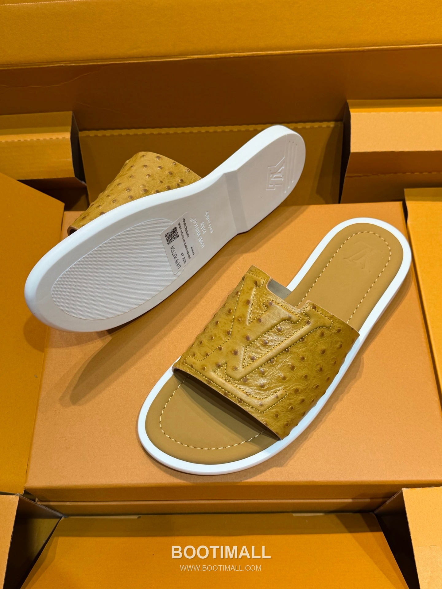 Louis Vuitton Oasis Monogram 5D Logo Calfskin Blue Slides 루이비통 오아시스 모노그램 5D 로고 송아지가죽 블루 슬라이드 6