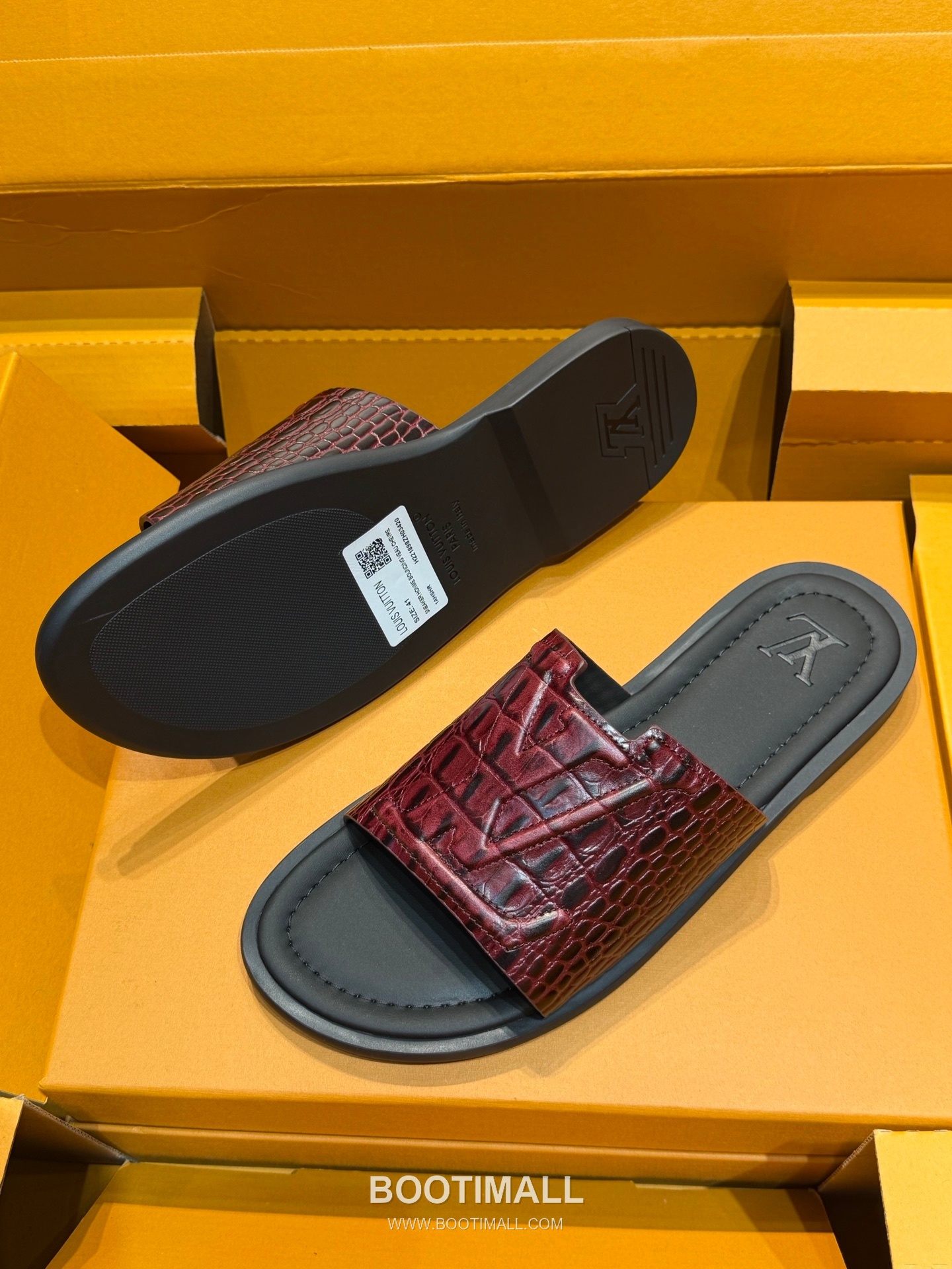 Louis Vuitton Oasis Monogram 5D Logo Calfskin Blue Slides 루이비통 오아시스 모노그램 5D 로고 송아지가죽 블루 슬라이드 6