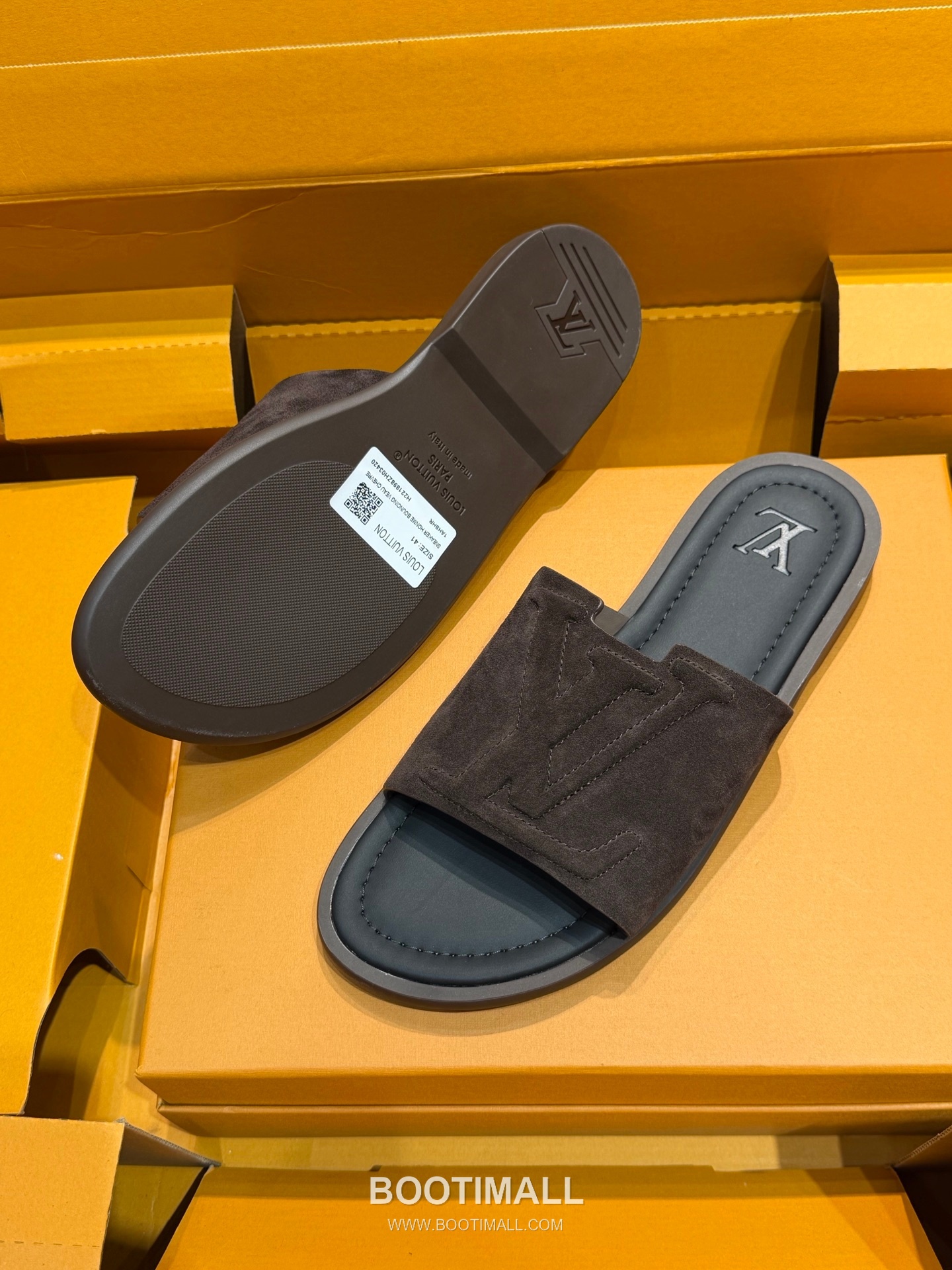 Louis Vuitton Oasis Monogram 5D Logo Calfskin Blue Slides 루이비통 오아시스 모노그램 5D 로고 송아지가죽 블루 슬라이드 6
