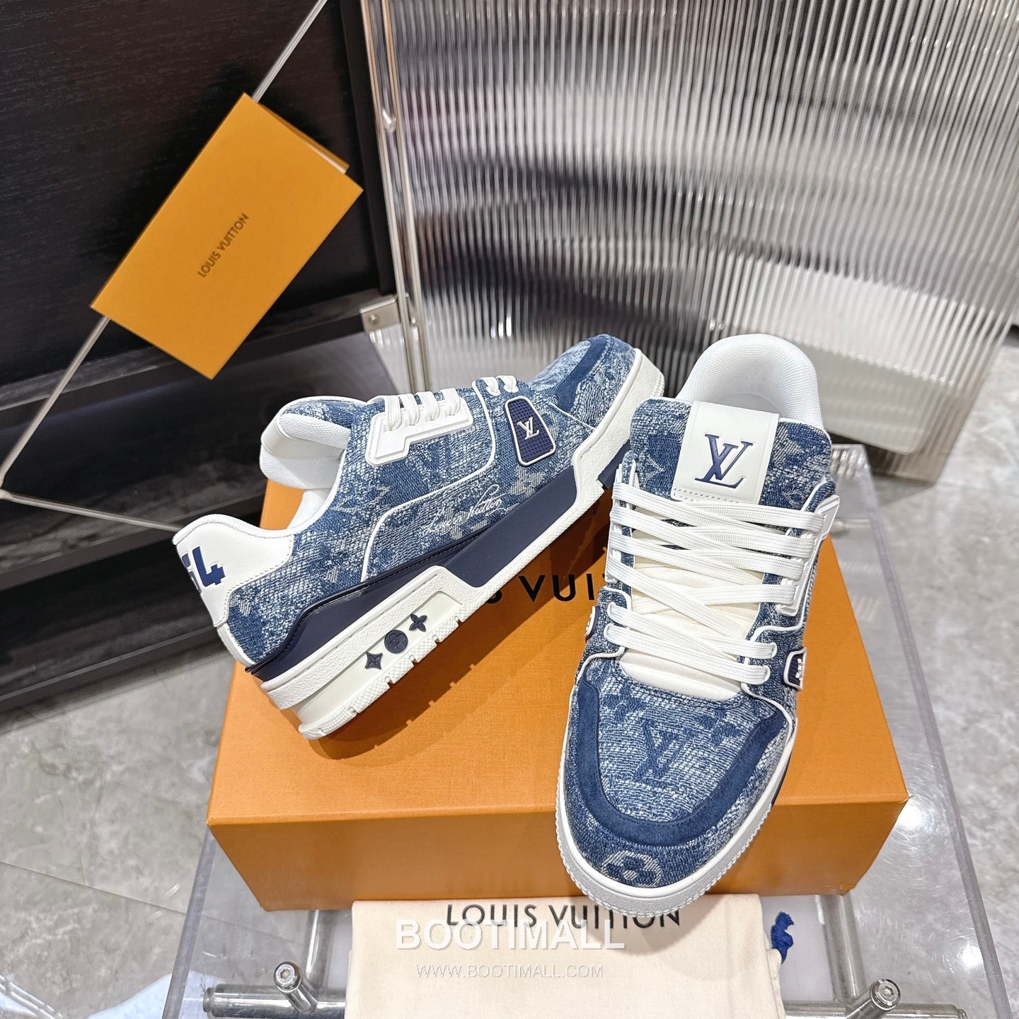 Louis Vuitton Trainer Monogram Denim 루이비통 트레이너 모노그램 데님 스니커즈 4