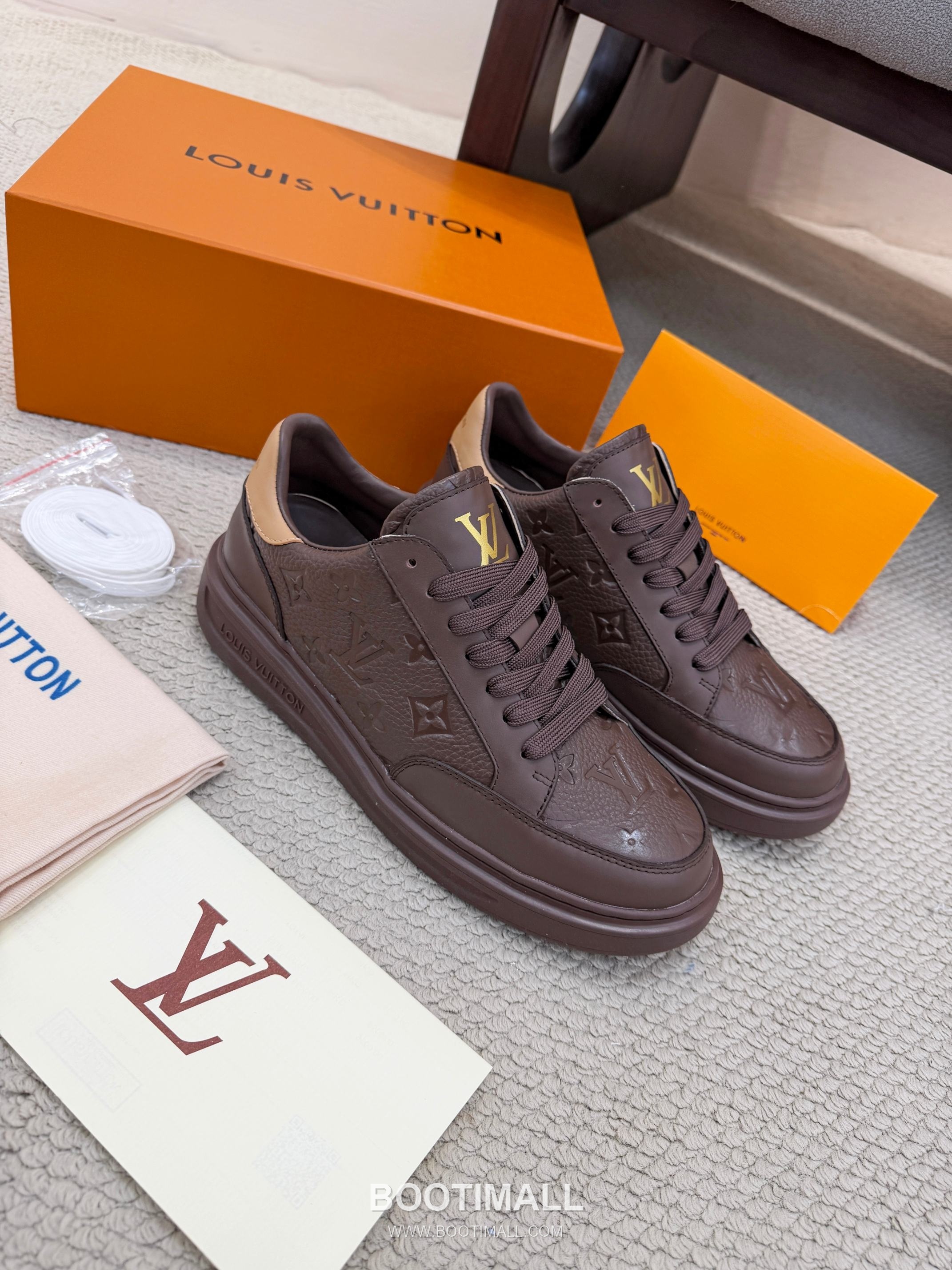 Louis Vuitton Beverly Hills Grained Leather Sneakers 루이비통 베벌리 힐스 그레인 가죽 스니커즈 4