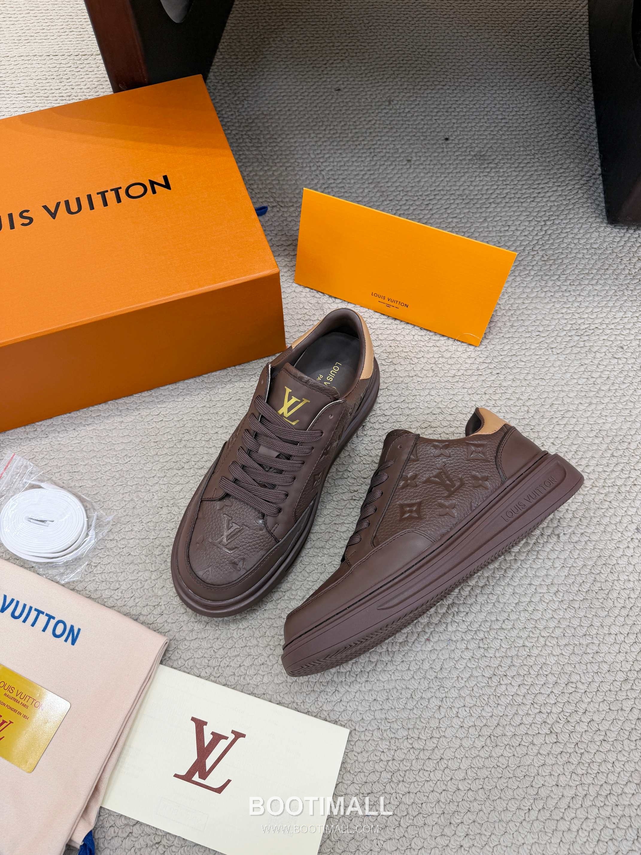 Louis Vuitton Beverly Hills Grained Leather Sneakers 루이비통 베벌리 힐스 그레인 가죽 스니커즈 6