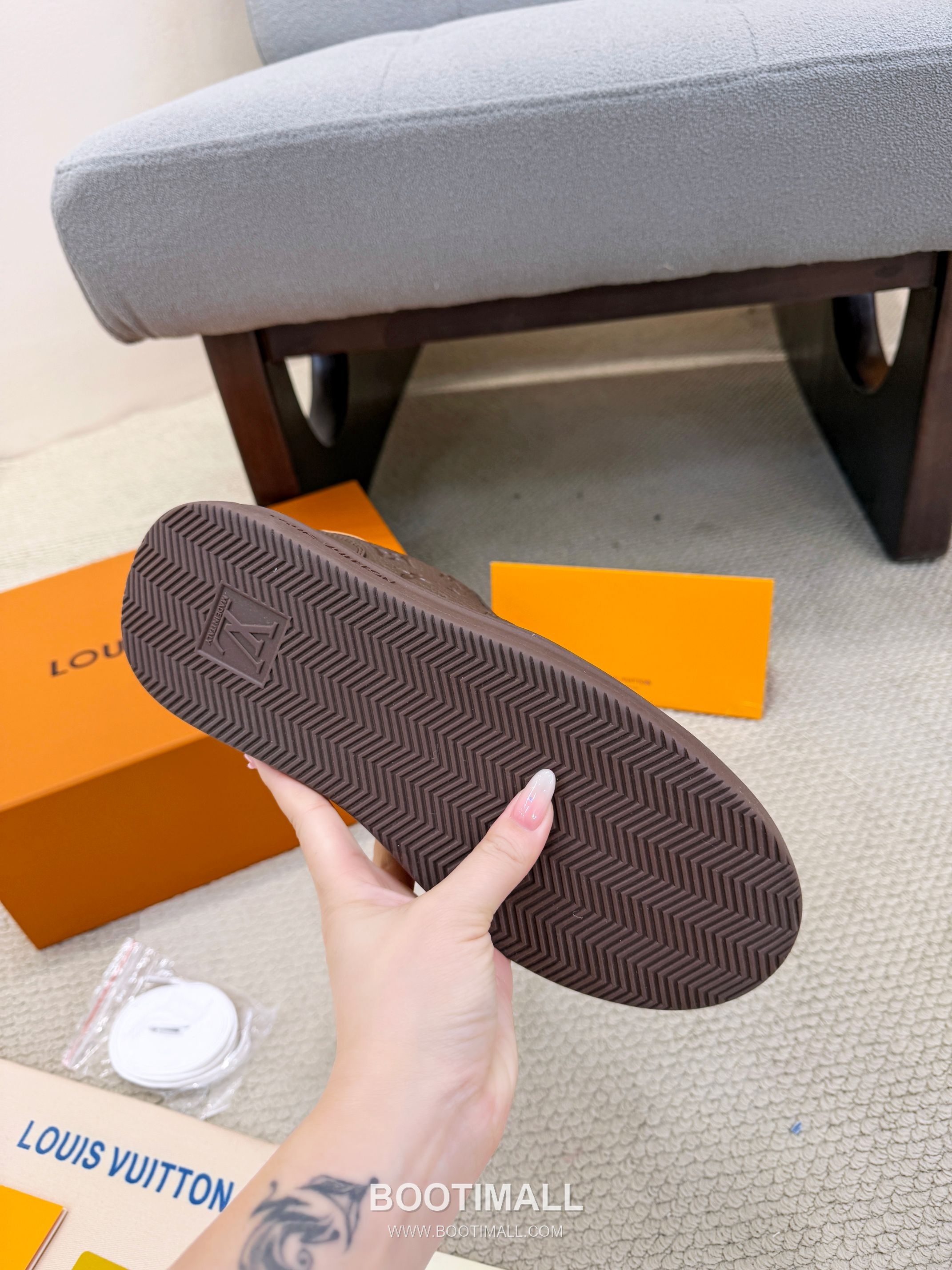 Louis Vuitton Beverly Hills Grained Leather Sneakers 루이비통 베벌리 힐스 그레인 가죽 스니커즈 9