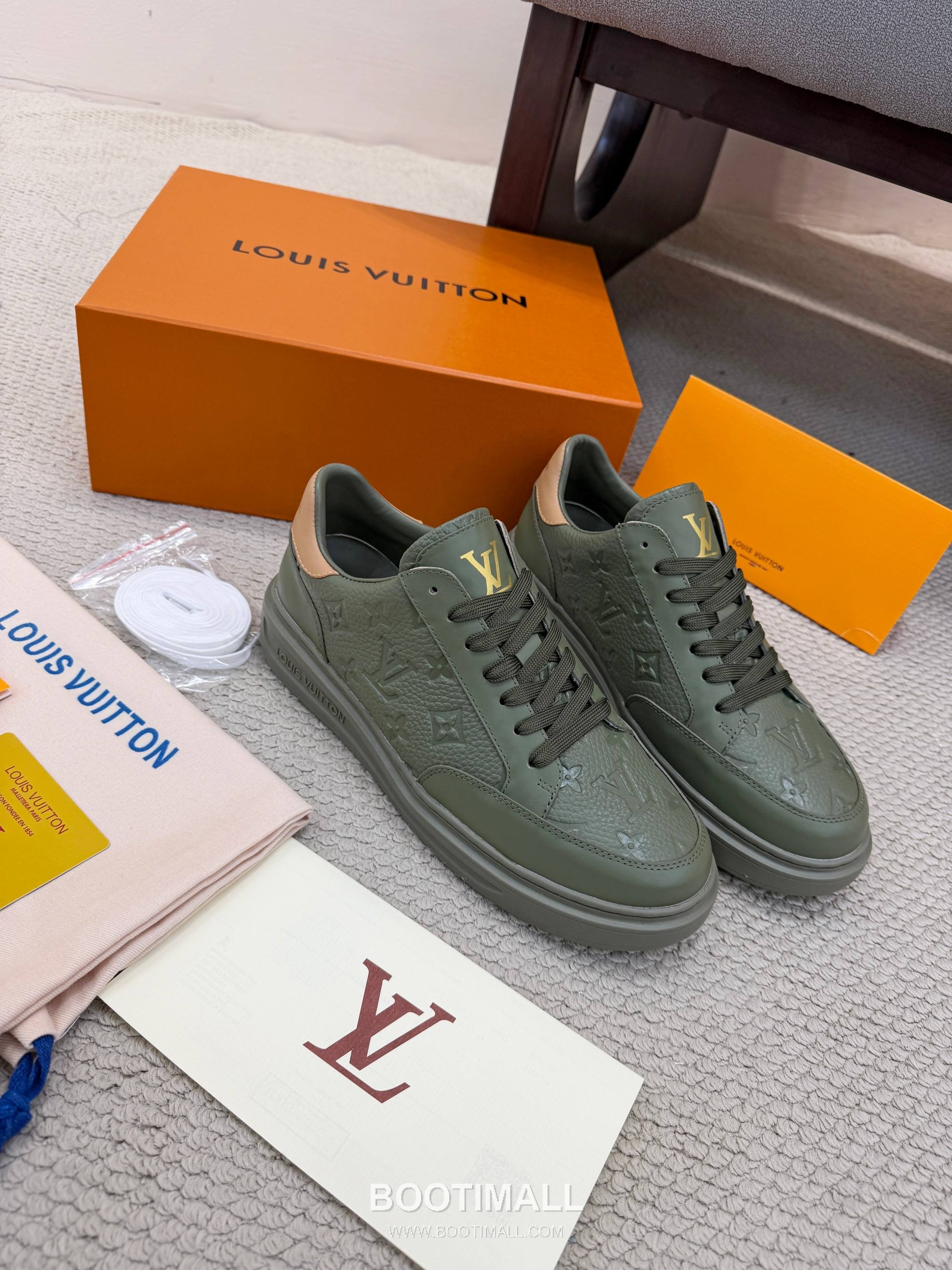 Louis Vuitton Beverly Hills Grained Leather Sneakers 루이비통 베벌리 힐스 그레인 가죽 스니커즈 3