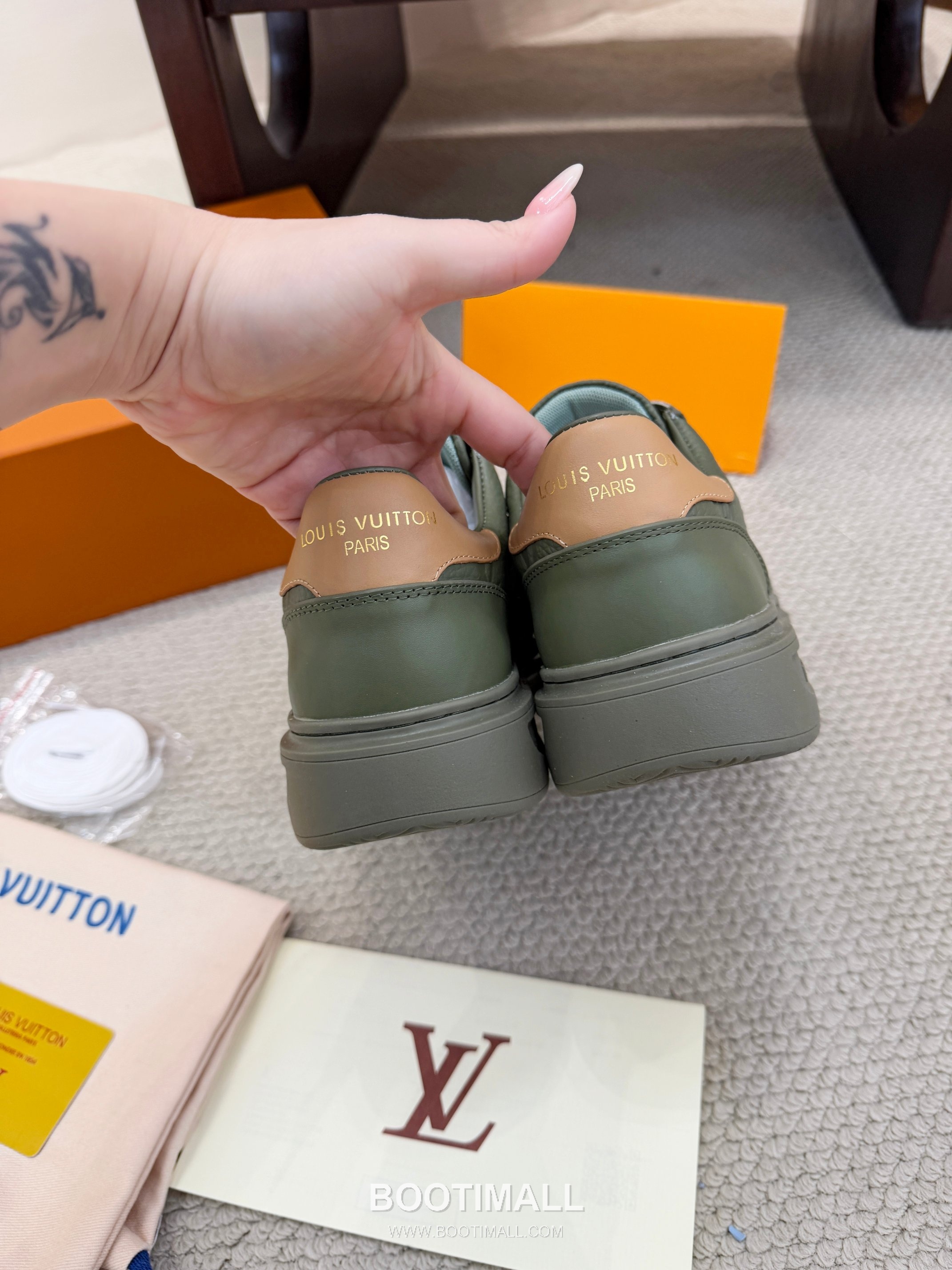 Louis Vuitton Beverly Hills Grained Leather Sneakers 루이비통 베벌리 힐스 그레인 가죽 스니커즈 8