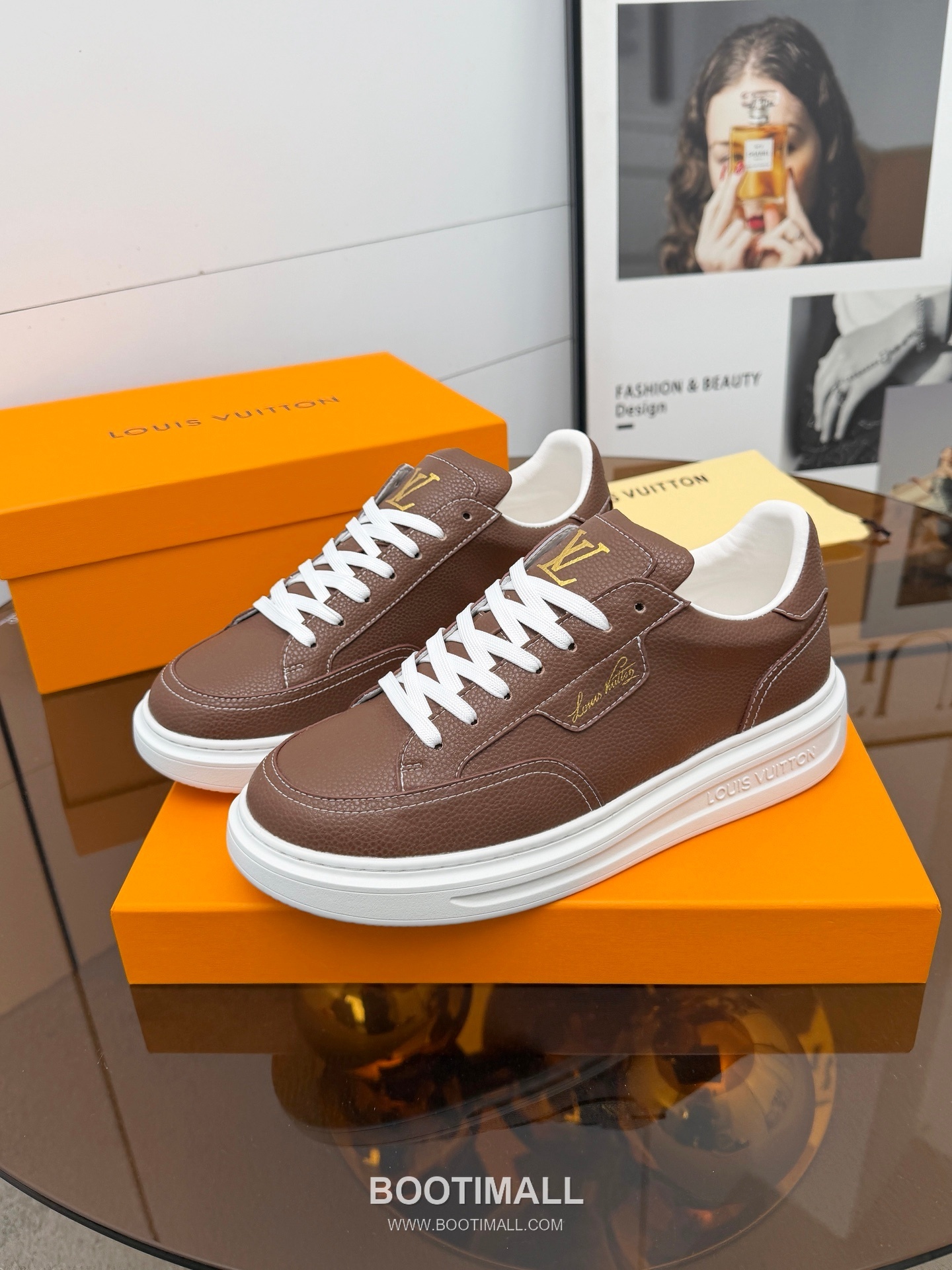 Louis Vuitton Beverly Hills Grained Leather Sneakers 루이비통 베벌리 힐스 그레인 가죽 스니커즈 3