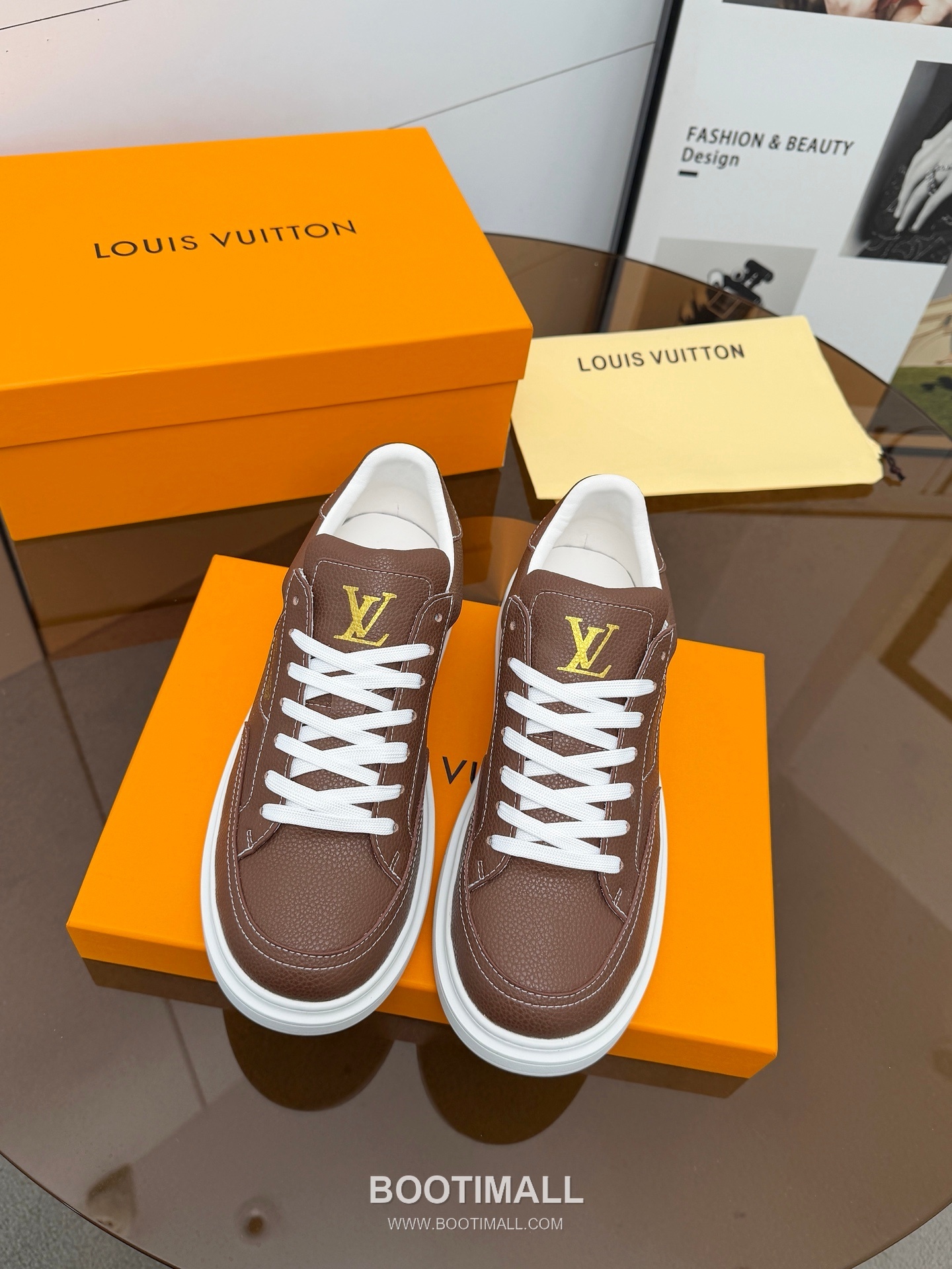 Louis Vuitton Beverly Hills Grained Leather Sneakers 루이비통 베벌리 힐스 그레인 가죽 스니커즈 5