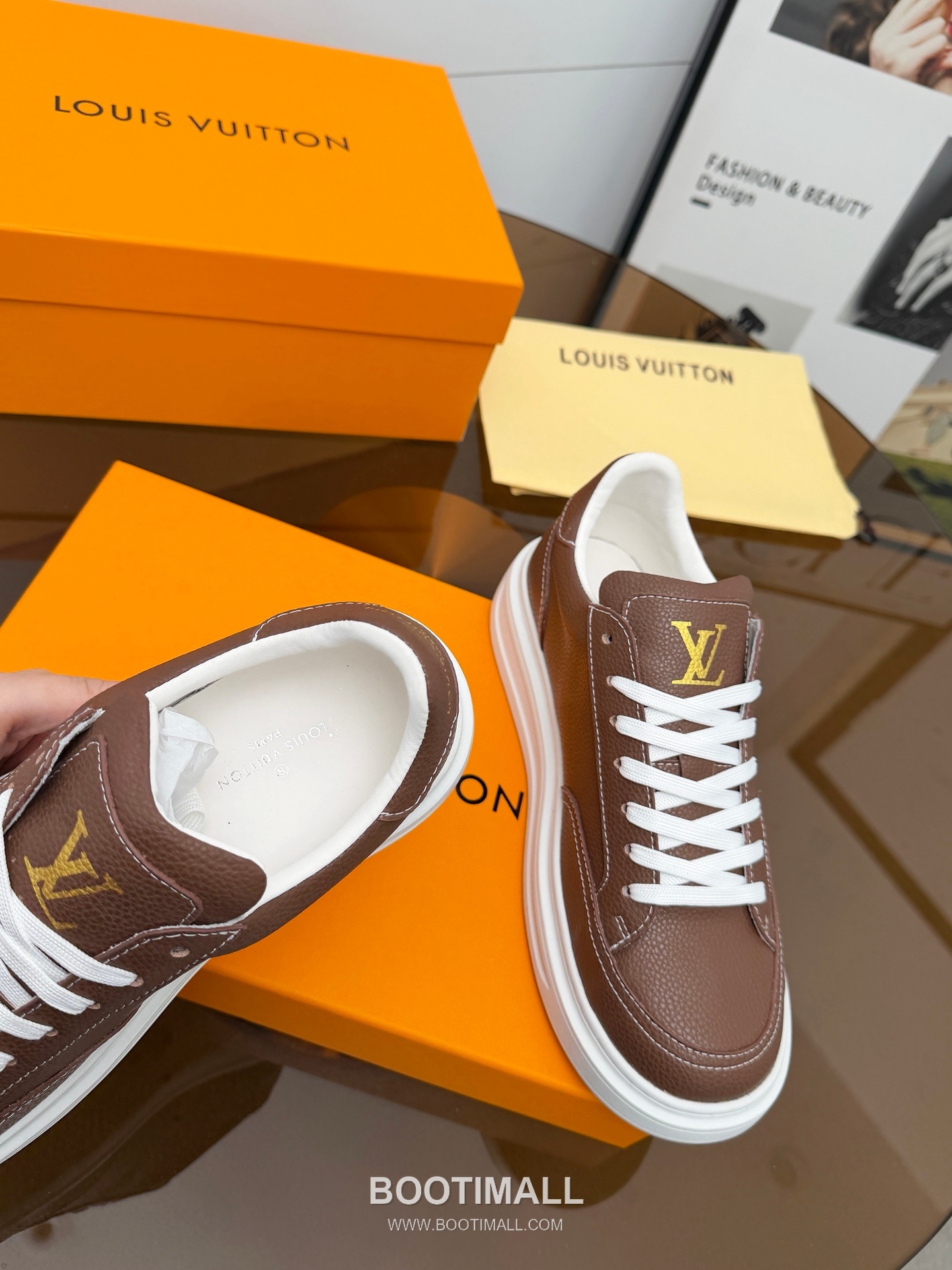 Louis Vuitton Beverly Hills Grained Leather Sneakers 루이비통 베벌리 힐스 그레인 가죽 스니커즈 8