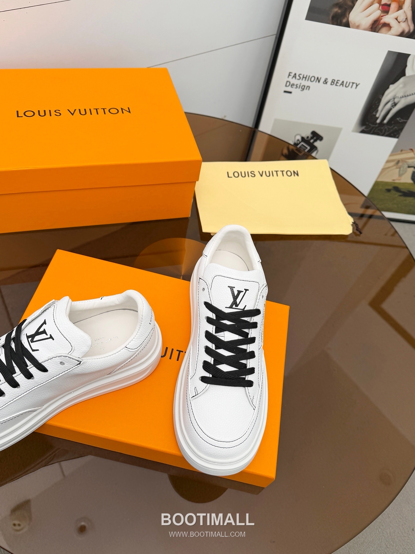 Louis Vuitton Beverly Hills Grained Leather Sneakers 루이비통 베벌리 힐스 그레인 가죽 스니커즈 4