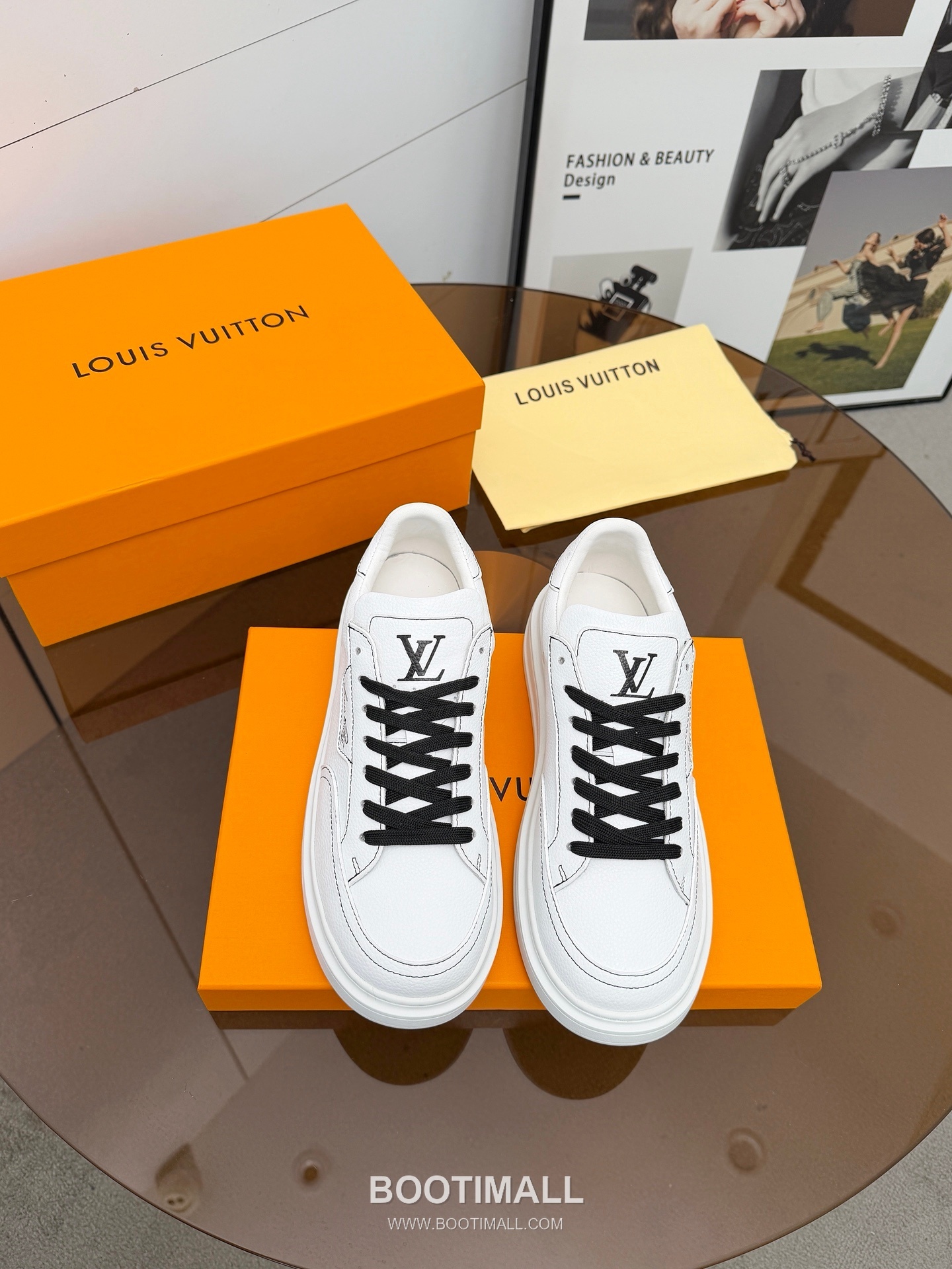 Louis Vuitton Beverly Hills Grained Leather Sneakers 루이비통 베벌리 힐스 그레인 가죽 스니커즈 5