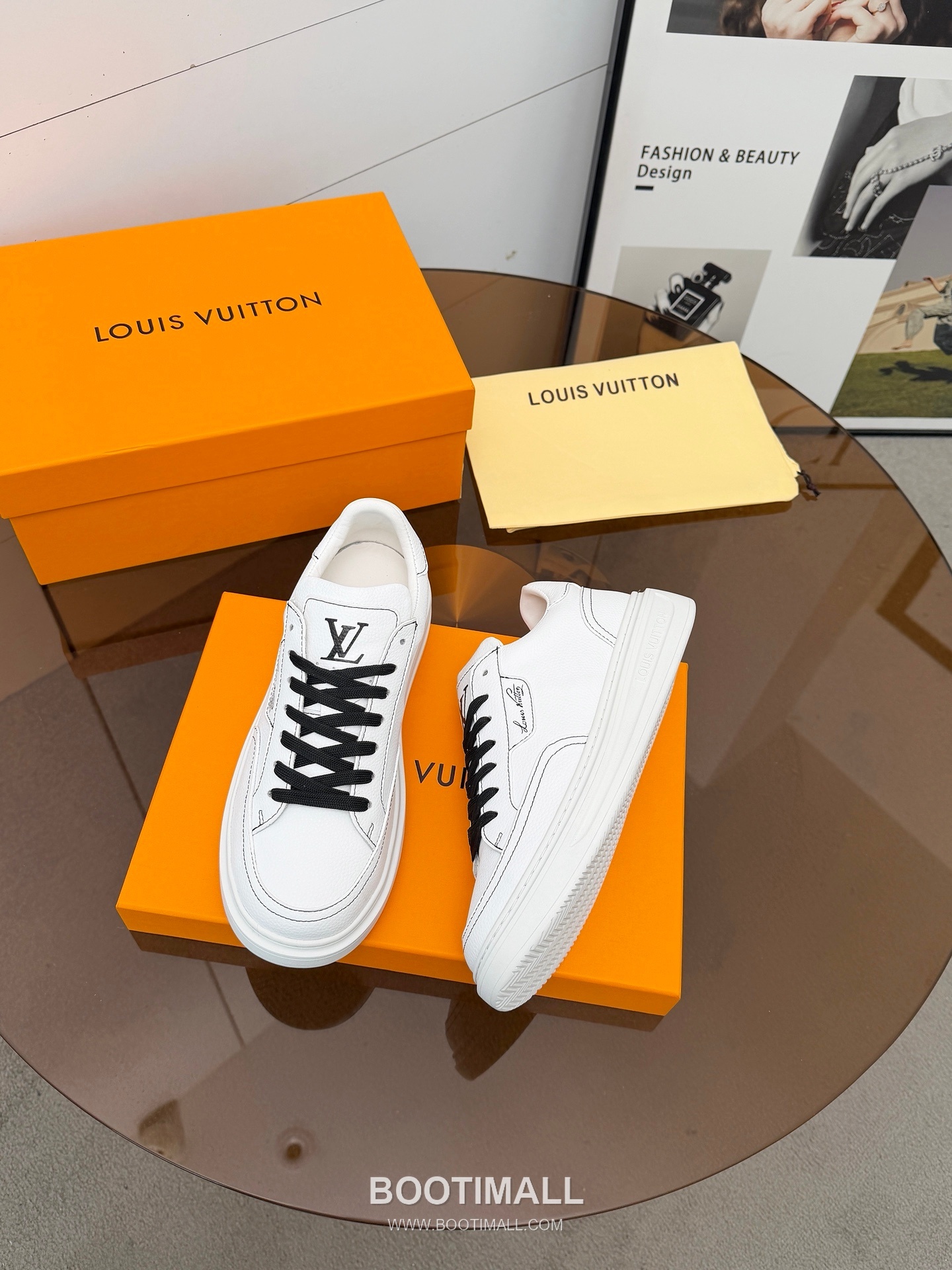 Louis Vuitton Beverly Hills Grained Leather Sneakers 루이비통 베벌리 힐스 그레인 가죽 스니커즈 6
