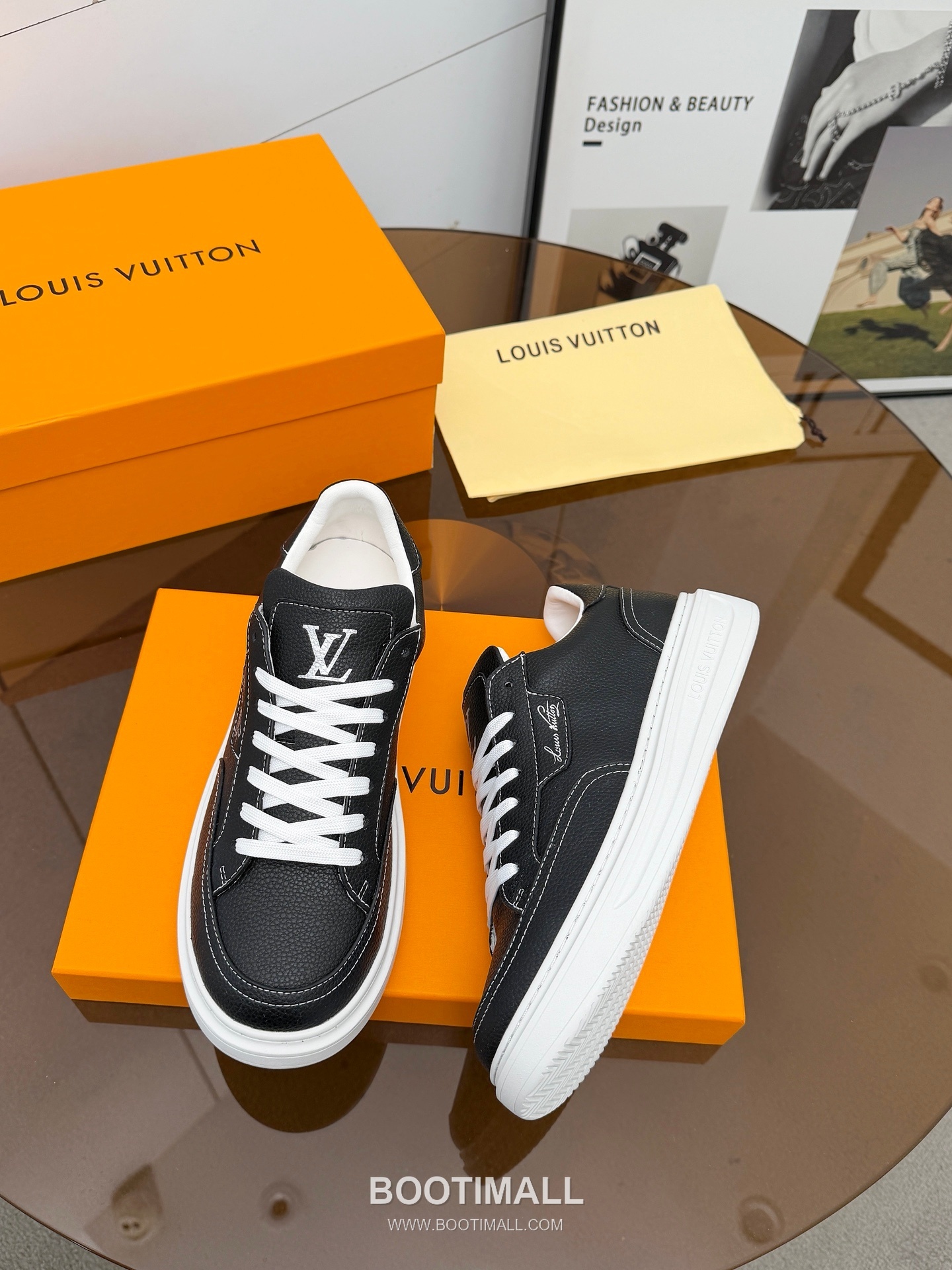 Louis Vuitton Beverly Hills Grained Leather Sneakers 루이비통 베벌리 힐스 그레인 가죽 스니커즈 3