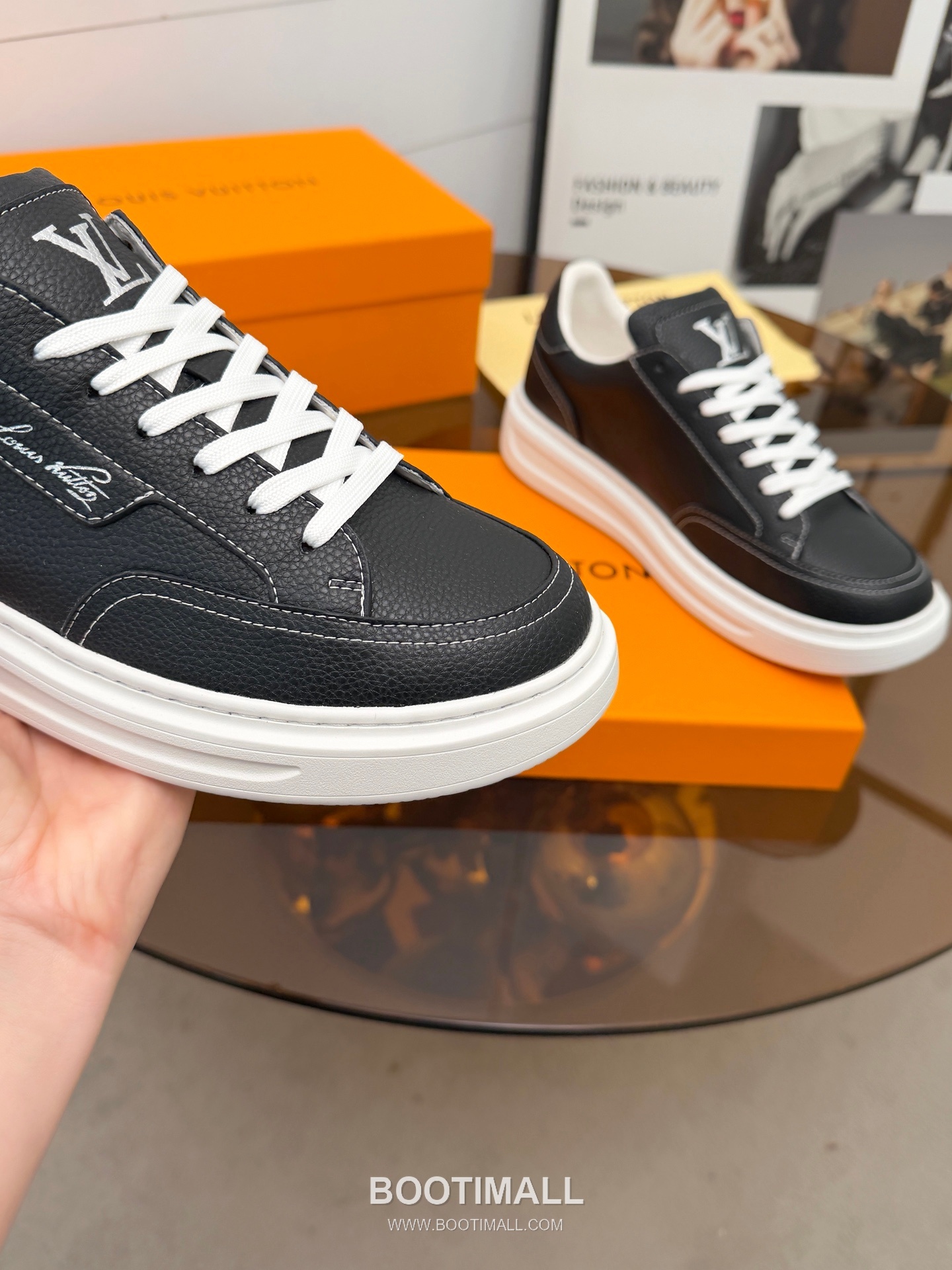 Louis Vuitton Beverly Hills Grained Leather Sneakers 루이비통 베벌리 힐스 그레인 가죽 스니커즈 7