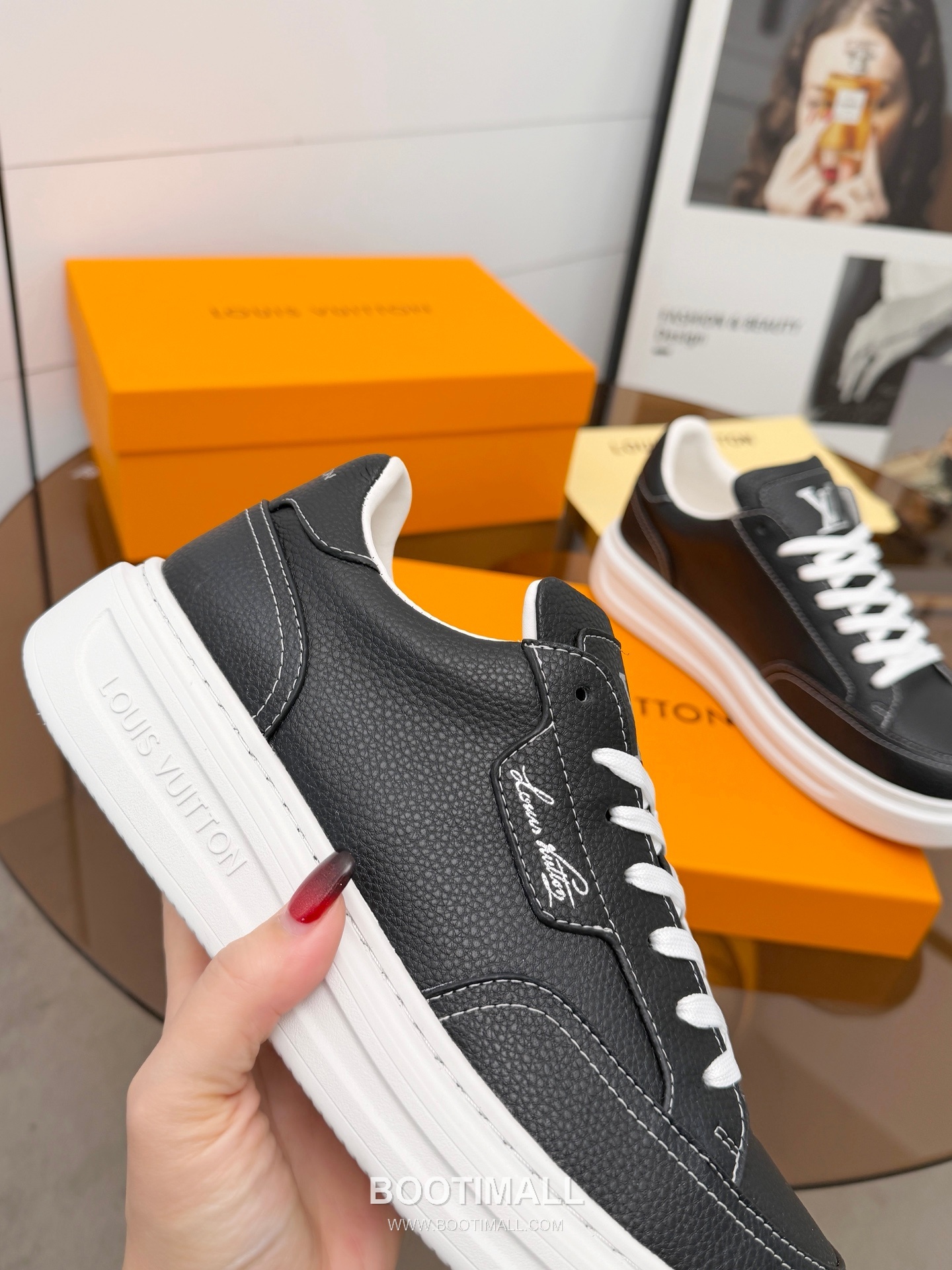 Louis Vuitton Beverly Hills Grained Leather Sneakers 루이비통 베벌리 힐스 그레인 가죽 스니커즈 8