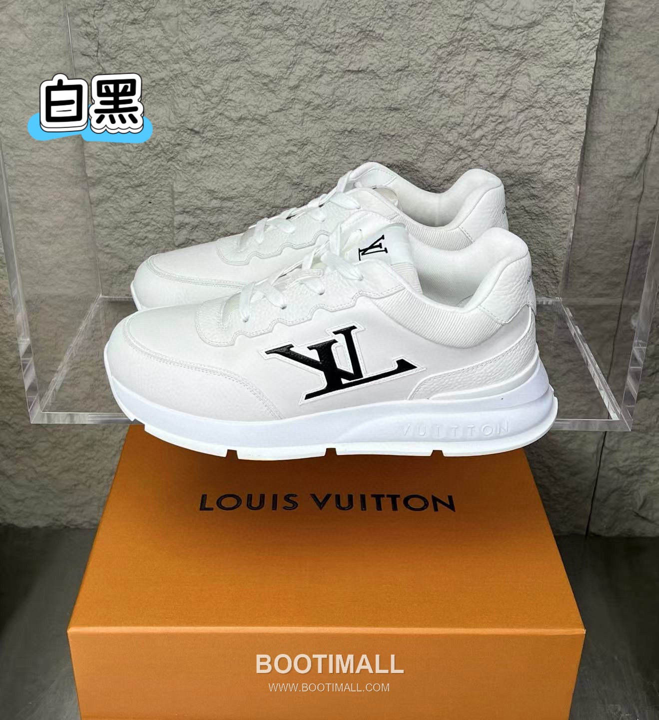 Louis Vuitton Classic LV Letter Platform Smooth Cowhide Black Sneakers 루이비통 클래식 LV 레터링 플랫폼 스무스 소가죽 블랙 스니커즈 1