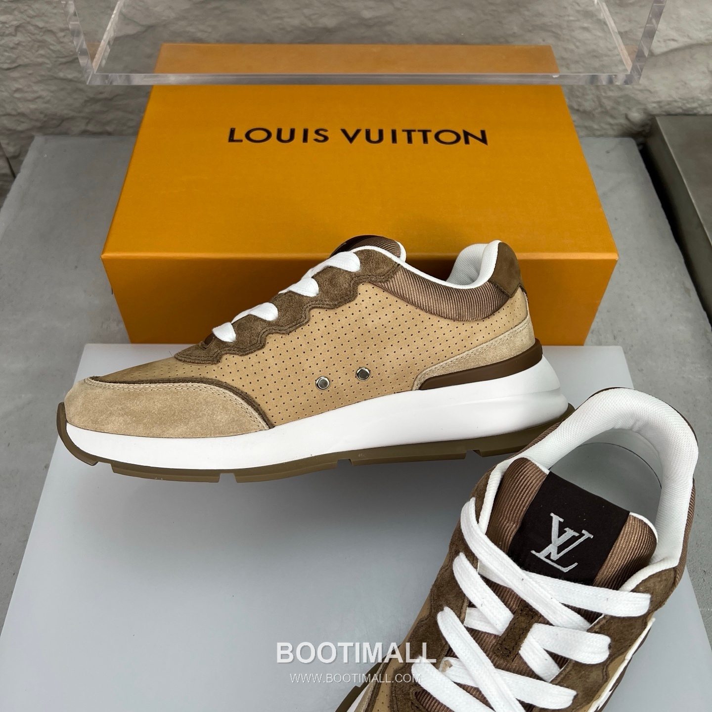 Louis Vuitton Classic LV Letter Platform Smooth Cowhide Black Sneakers 루이비통 클래식 LV 레터링 플랫폼 스무스 소가죽 블랙 스니커즈 5