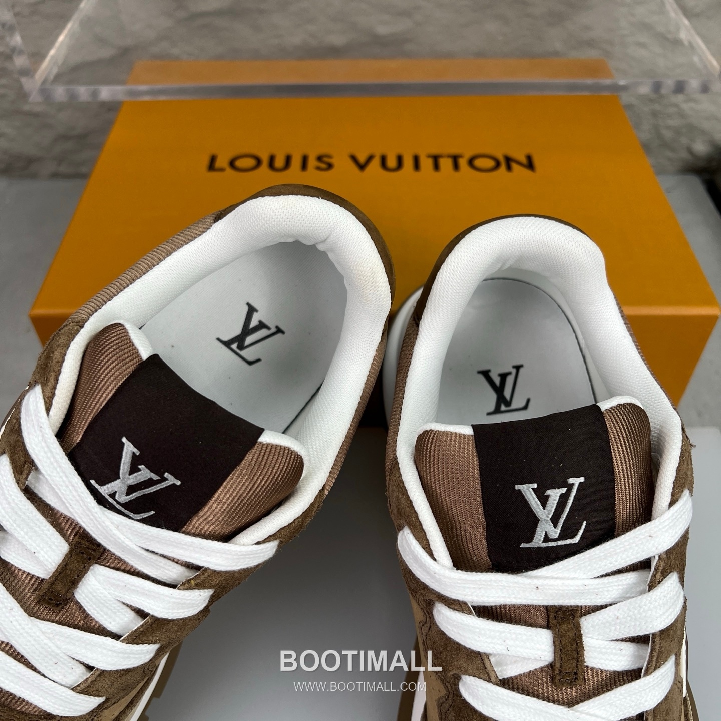 Louis Vuitton Classic LV Letter Platform Smooth Cowhide Black Sneakers 루이비통 클래식 LV 레터링 플랫폼 스무스 소가죽 블랙 스니커즈 7