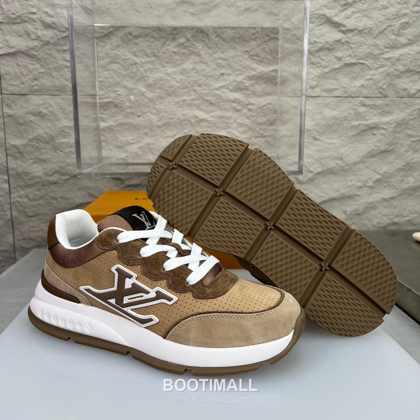 Louis Vuitton Classic LV Letter Platform Smooth Cowhide Black Sneakers 루이비통 클래식 LV 레터링 플랫폼 스무스 소가죽 블랙 스니커즈 9