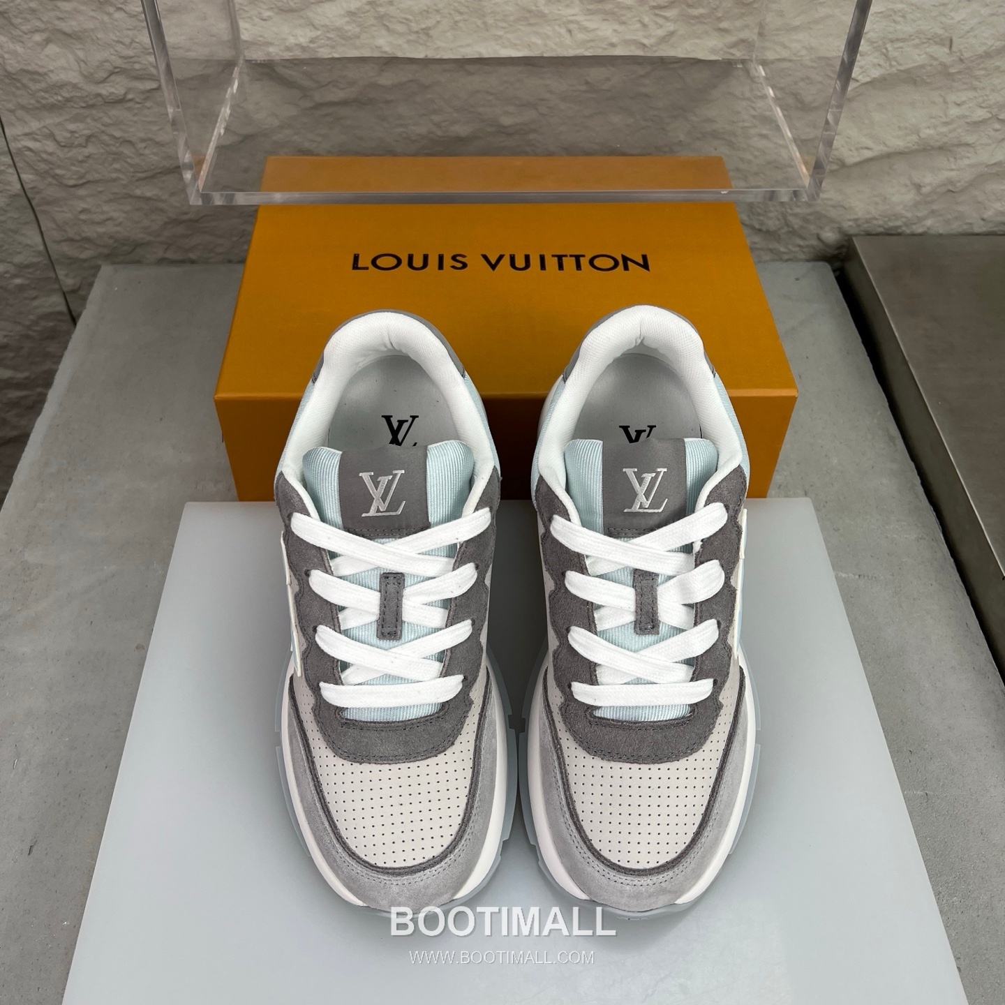 Louis Vuitton Classic LV Letter Platform Smooth Cowhide Black Sneakers 루이비통 클래식 LV 레터링 플랫폼 스무스 소가죽 블랙 스니커즈 3