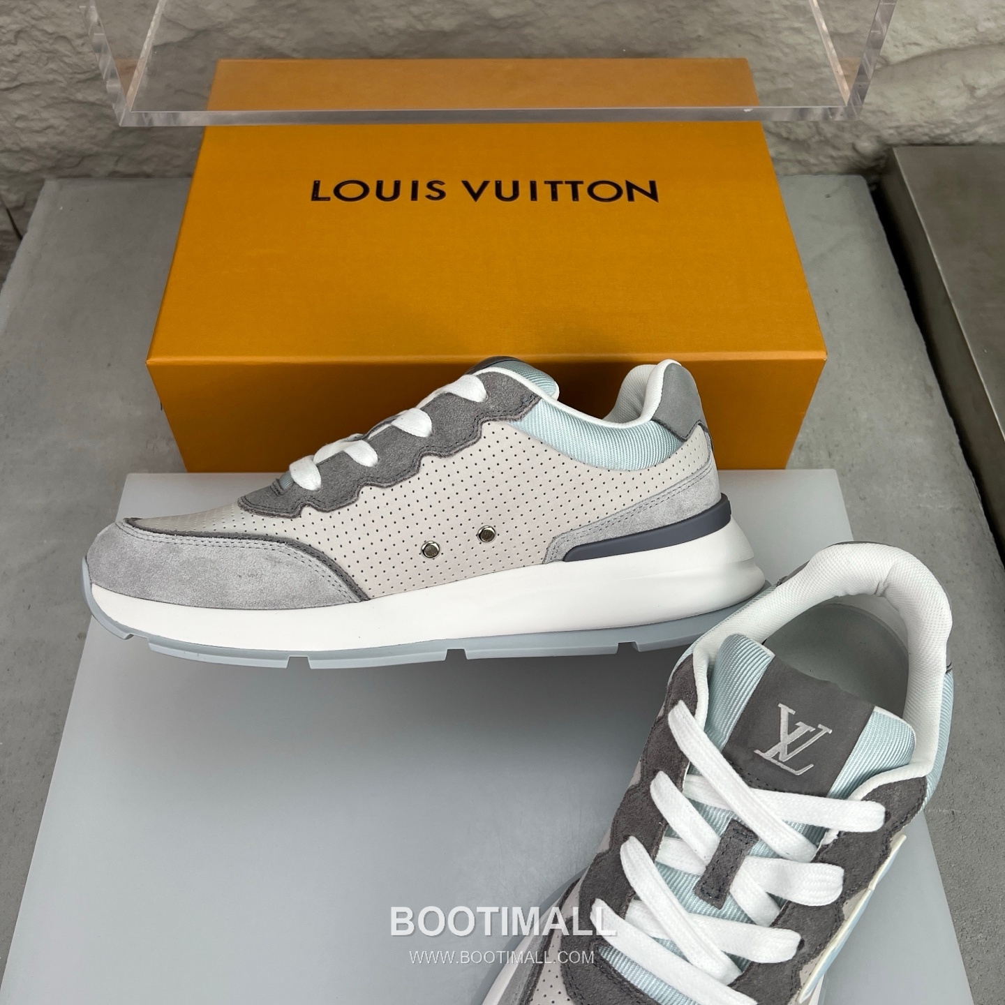 Louis Vuitton Classic LV Letter Platform Smooth Cowhide Black Sneakers 루이비통 클래식 LV 레터링 플랫폼 스무스 소가죽 블랙 스니커즈 5