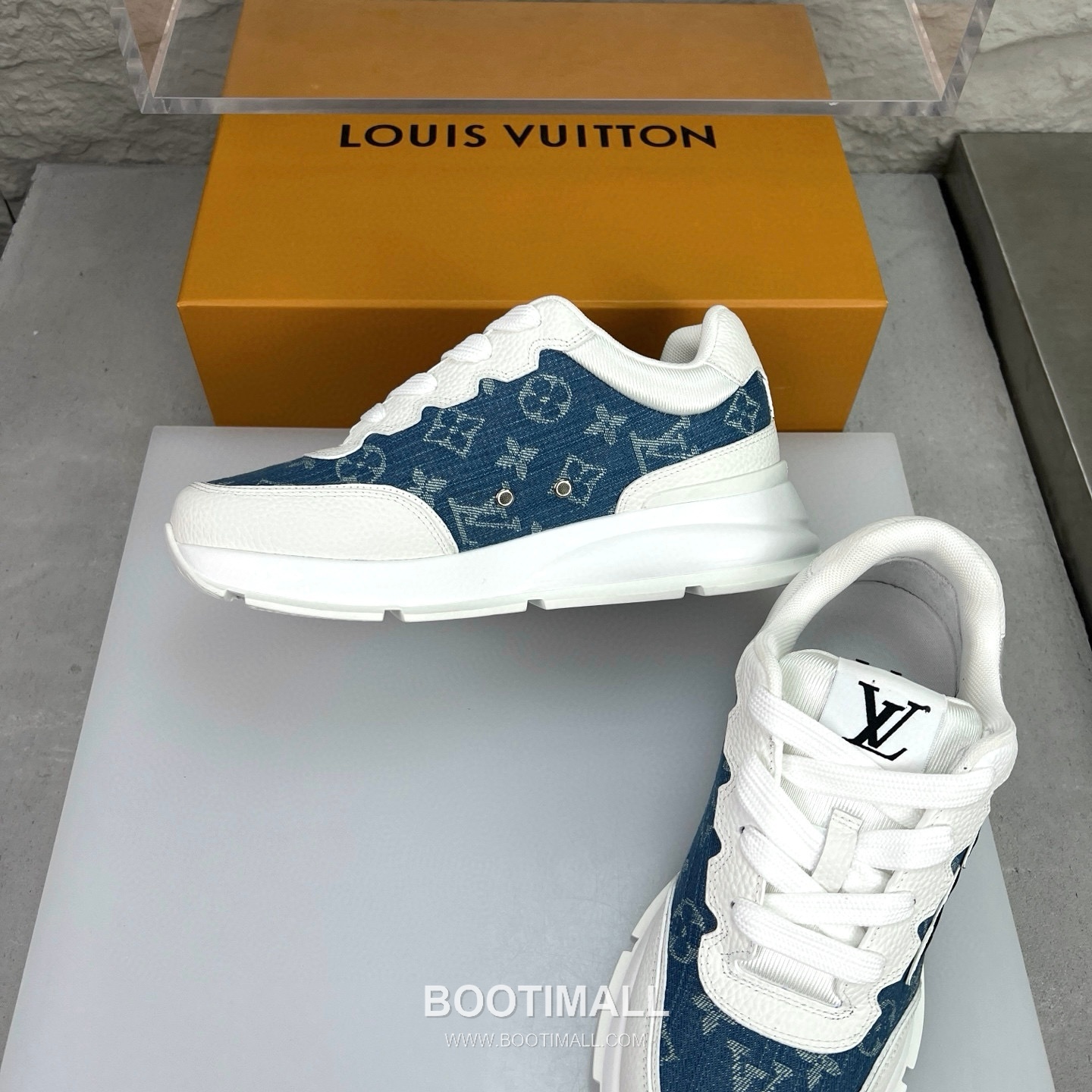 Louis Vuitton Classic LV Letter Platform Smooth Cowhide Black Sneakers 루이비통 클래식 LV 레터링 플랫폼 스무스 소가죽 블랙 스니커즈 5