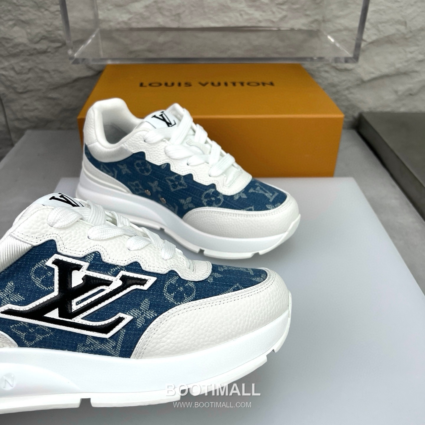 Louis Vuitton Classic LV Letter Platform Smooth Cowhide Black Sneakers 루이비통 클래식 LV 레터링 플랫폼 스무스 소가죽 블랙 스니커즈 6