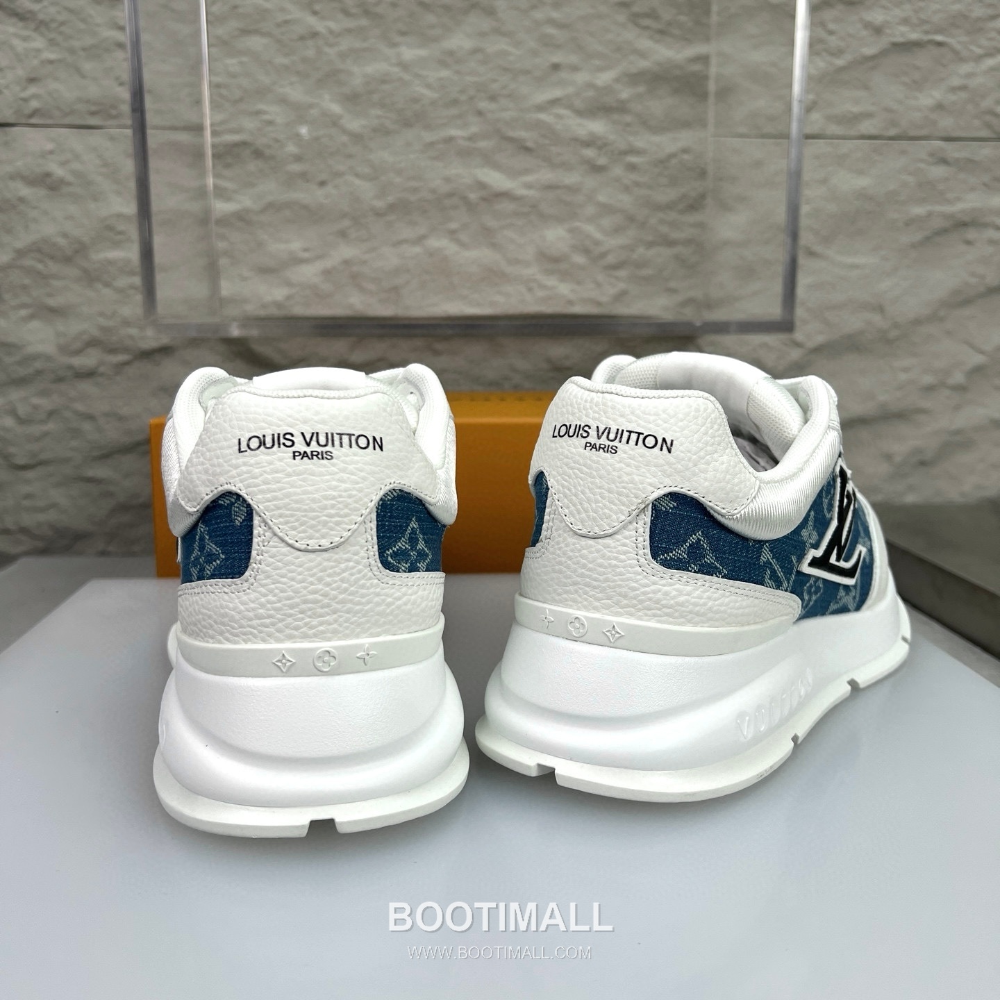 Louis Vuitton Classic LV Letter Platform Smooth Cowhide Black Sneakers 루이비통 클래식 LV 레터링 플랫폼 스무스 소가죽 블랙 스니커즈 8