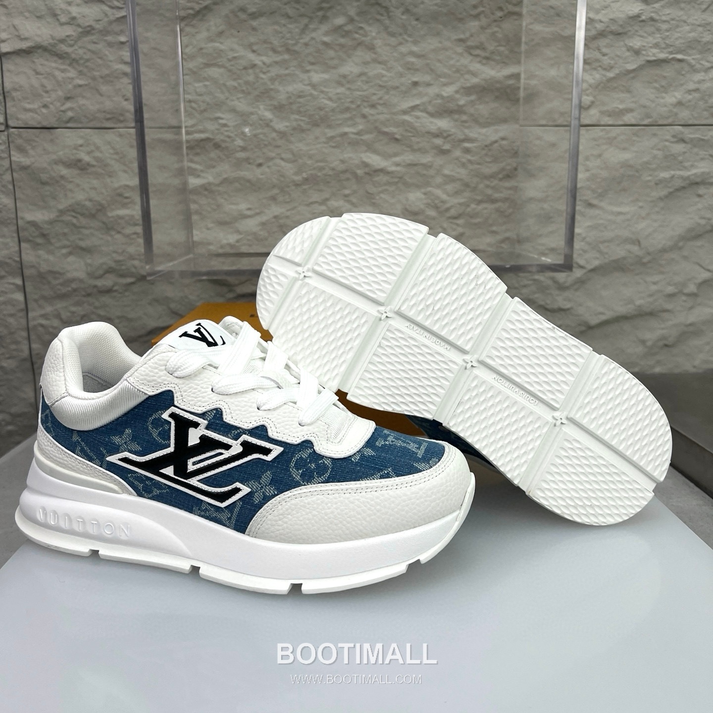 Louis Vuitton Classic LV Letter Platform Smooth Cowhide Black Sneakers 루이비통 클래식 LV 레터링 플랫폼 스무스 소가죽 블랙 스니커즈 9