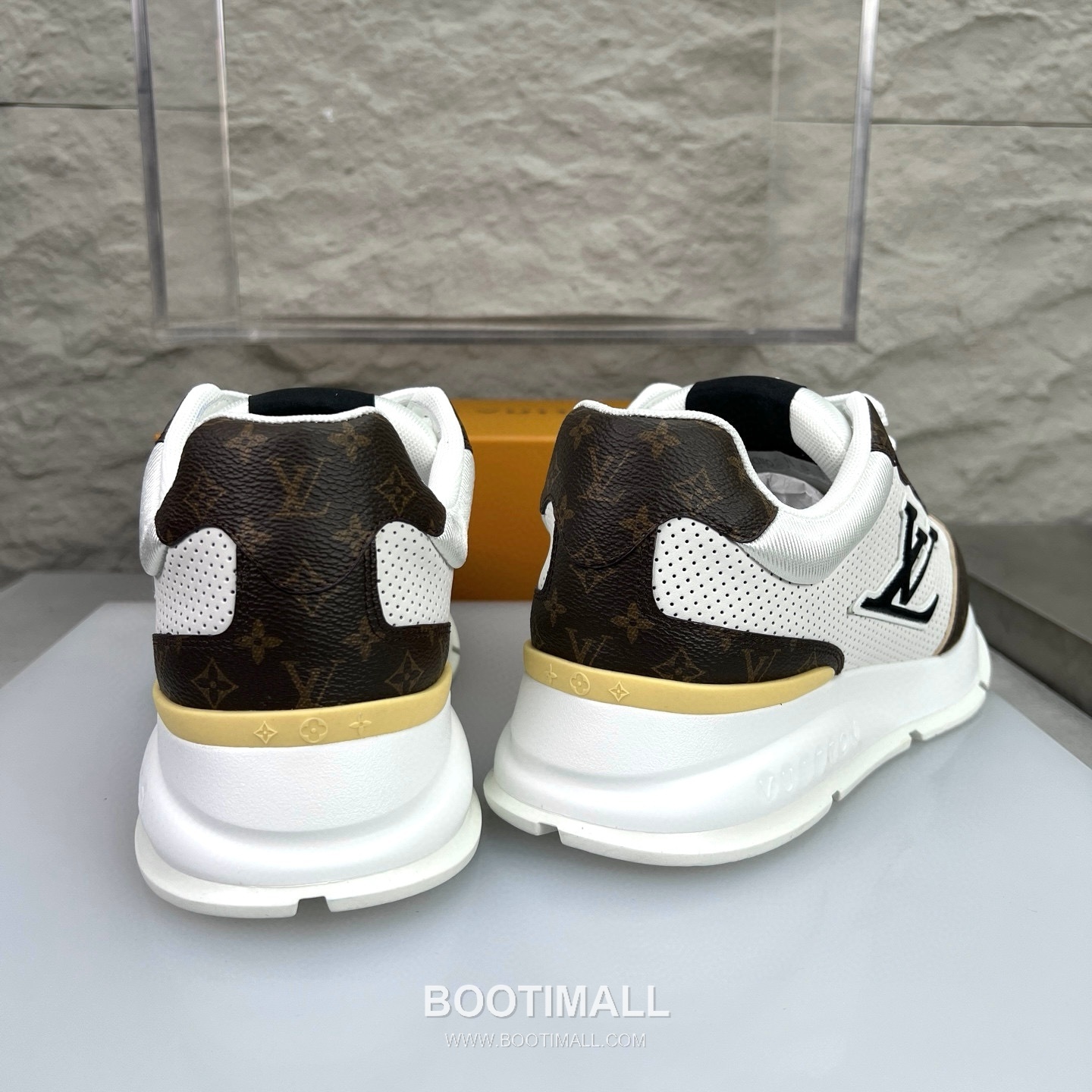 Louis Vuitton Classic LV Letter Platform Smooth Cowhide Black Sneakers 루이비통 클래식 LV 레터링 플랫폼 스무스 소가죽 블랙 스니커즈 8