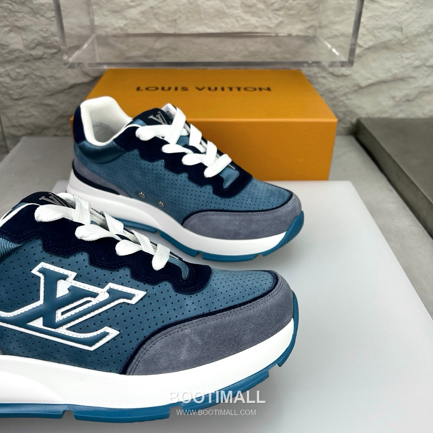 Louis Vuitton Classic LV Letter Platform Smooth Cowhide Black Sneakers 루이비통 클래식 LV 레터링 플랫폼 스무스 소가죽 블랙 스니커즈 6