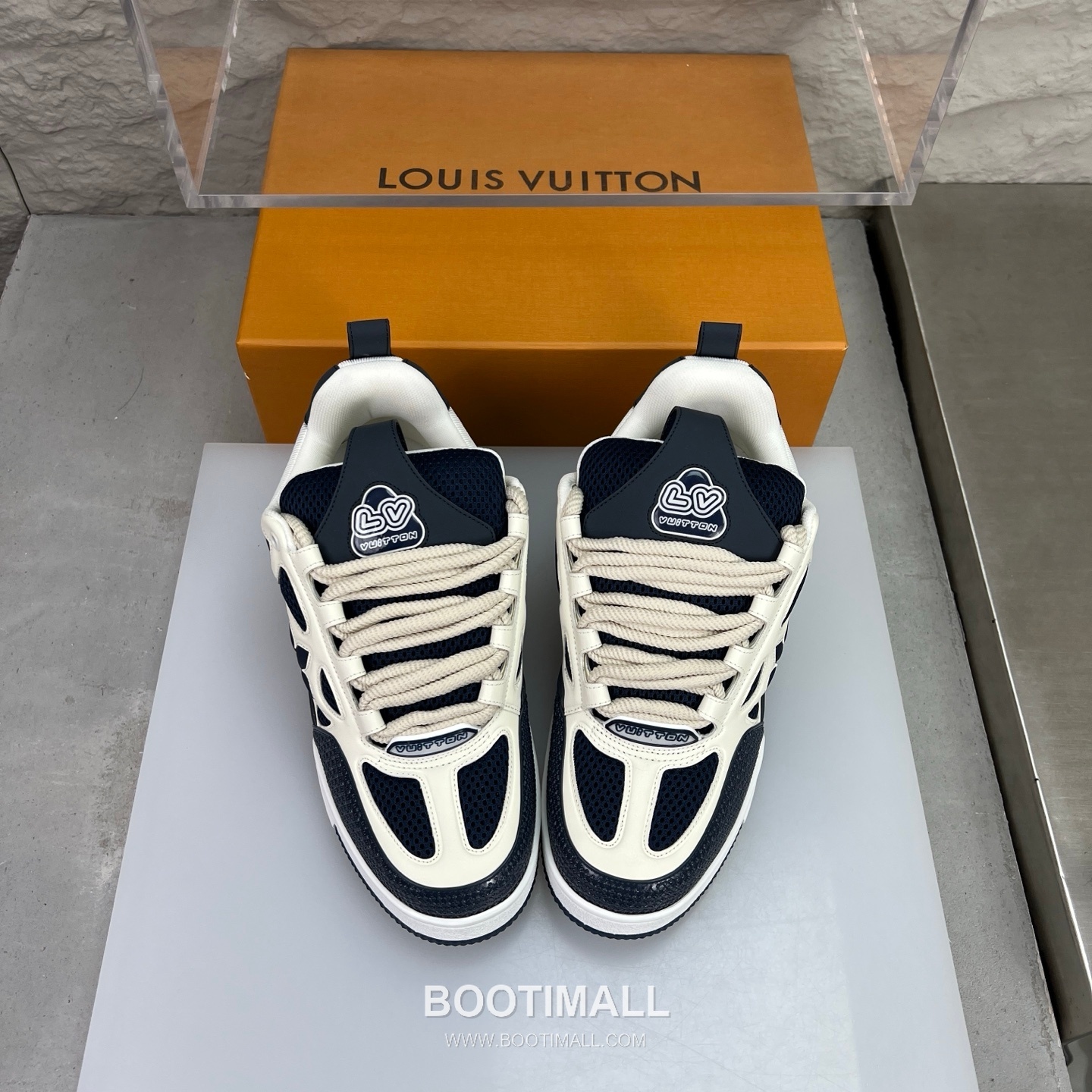 Louis Vuitton Runway 90s Chunky Skate Runner Leather Mesh Multicolor 루이비통 런웨이 90s 청키 스케이트 러너 가죽 메쉬 멀티컬러 스니커즈 3