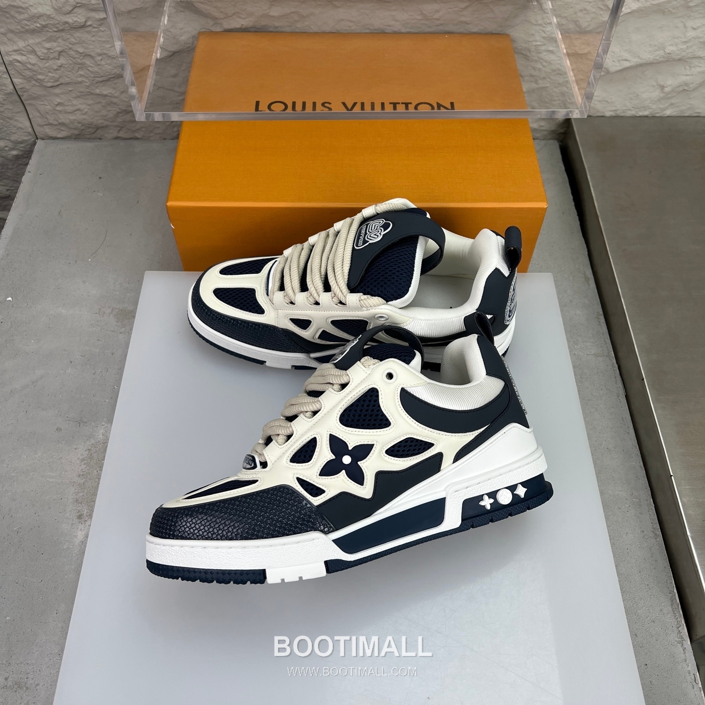 Louis Vuitton Runway 90s Chunky Skate Runner Leather Mesh Multicolor 루이비통 런웨이 90s 청키 스케이트 러너 가죽 메쉬 멀티컬러 스니커즈 4