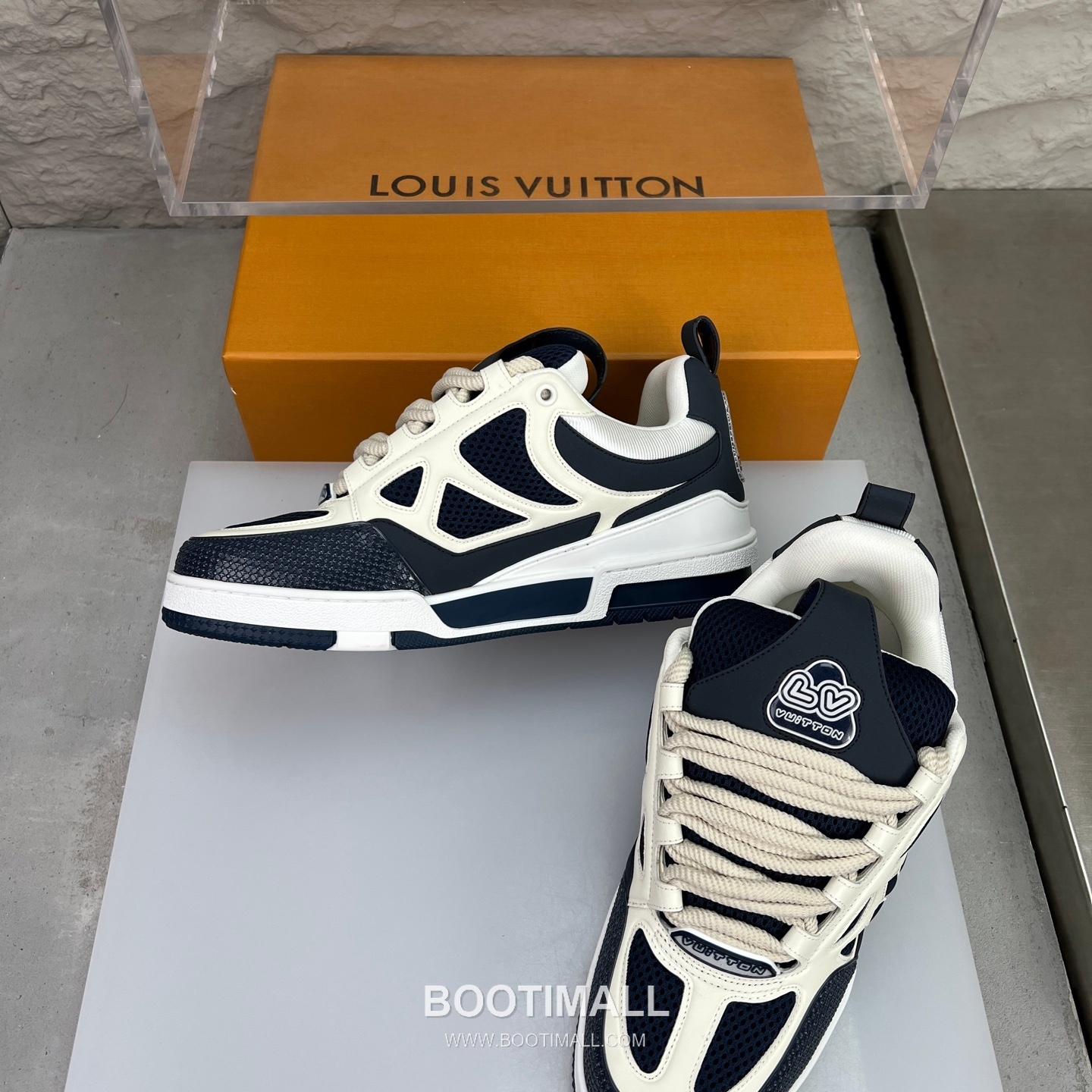 Louis Vuitton Runway 90s Chunky Skate Runner Leather Mesh Multicolor 루이비통 런웨이 90s 청키 스케이트 러너 가죽 메쉬 멀티컬러 스니커즈 5