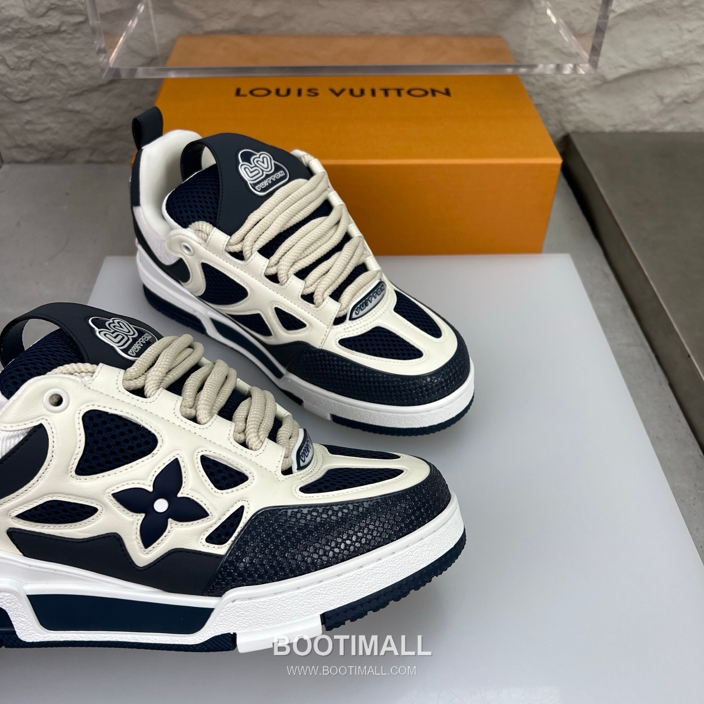 Louis Vuitton Runway 90s Chunky Skate Runner Leather Mesh Multicolor 루이비통 런웨이 90s 청키 스케이트 러너 가죽 메쉬 멀티컬러 스니커즈 6