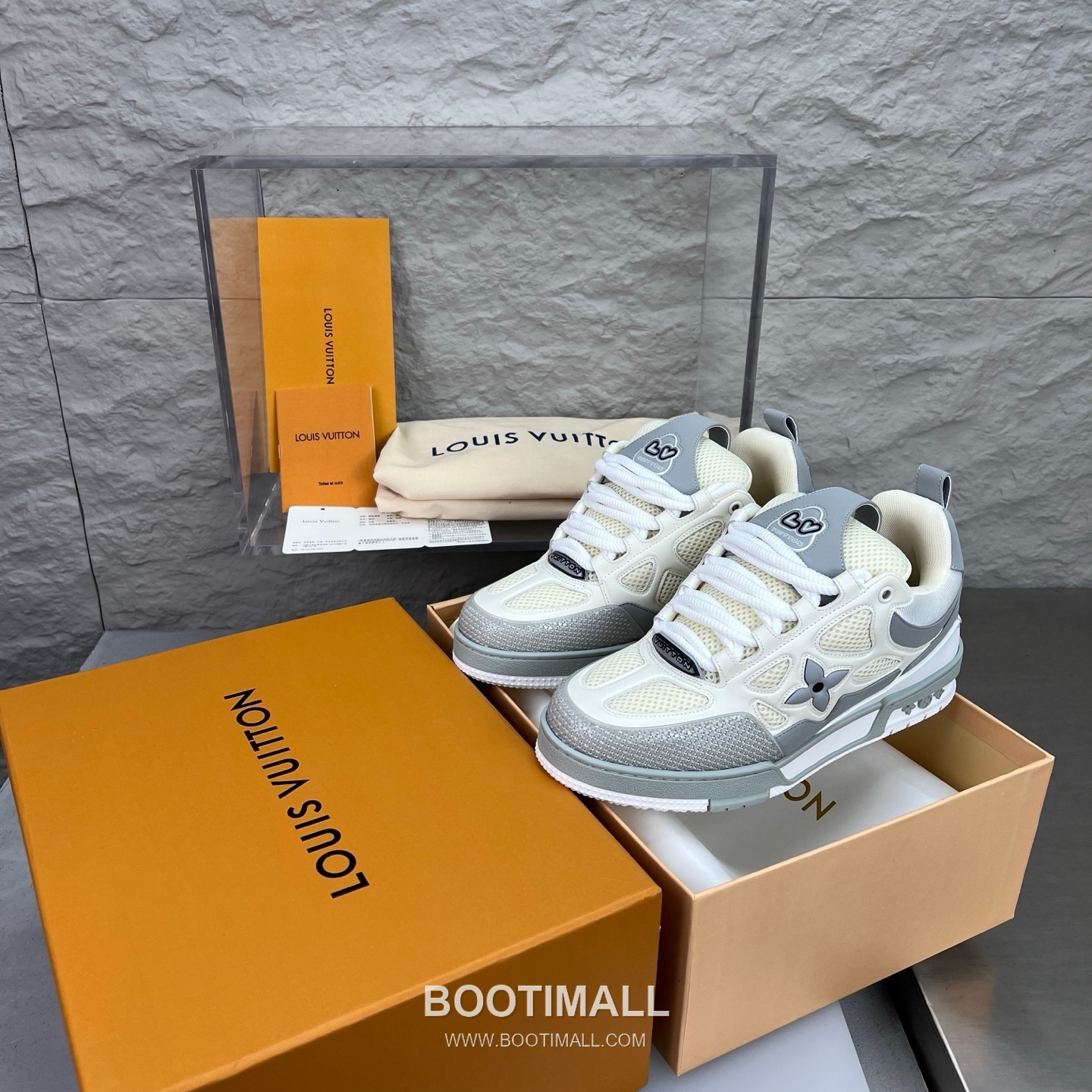 Louis Vuitton Runway 90s Chunky Skate Runner Leather Mesh Multicolor 루이비통 런웨이 90s 청키 스케이트 러너 가죽 메쉬 멀티컬러 스니커즈 2