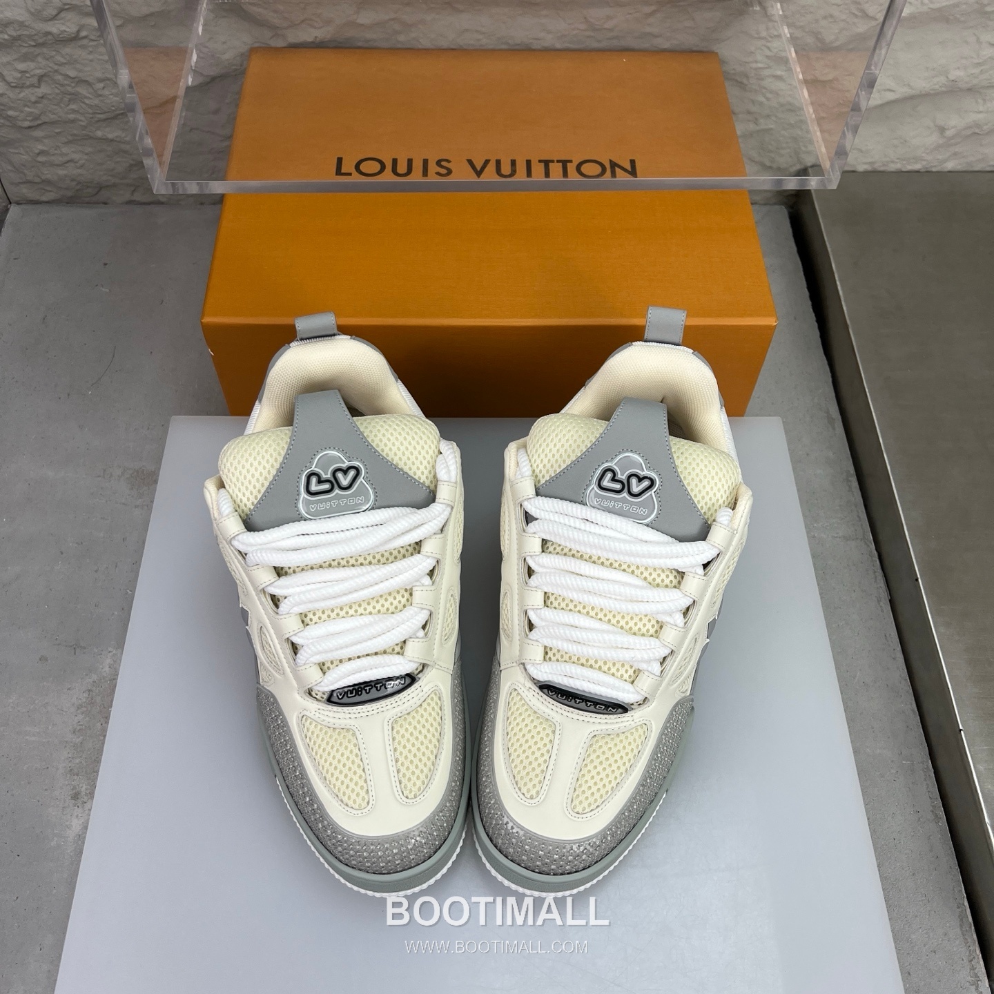 Louis Vuitton Runway 90s Chunky Skate Runner Leather Mesh Multicolor 루이비통 런웨이 90s 청키 스케이트 러너 가죽 메쉬 멀티컬러 스니커즈 3