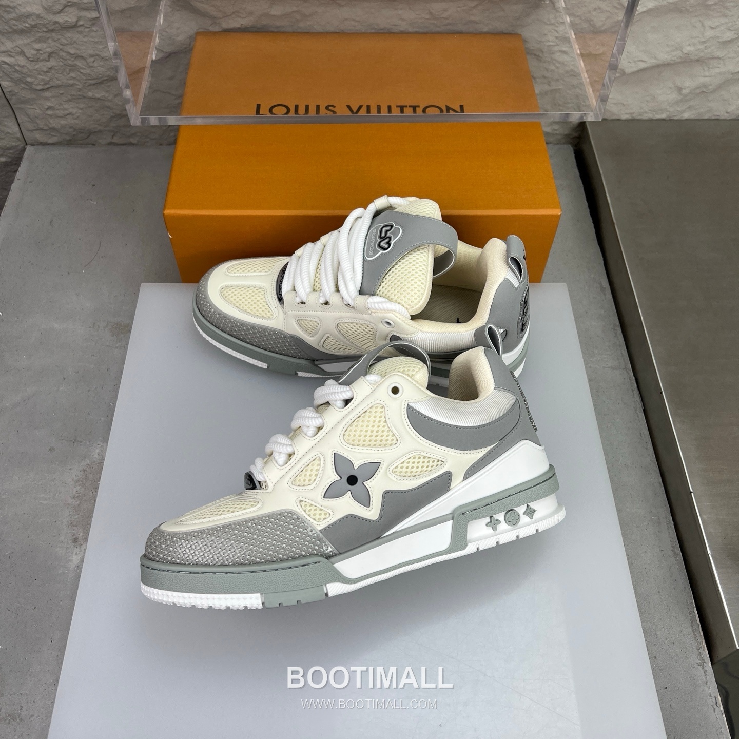 Louis Vuitton Runway 90s Chunky Skate Runner Leather Mesh Multicolor 루이비통 런웨이 90s 청키 스케이트 러너 가죽 메쉬 멀티컬러 스니커즈 4