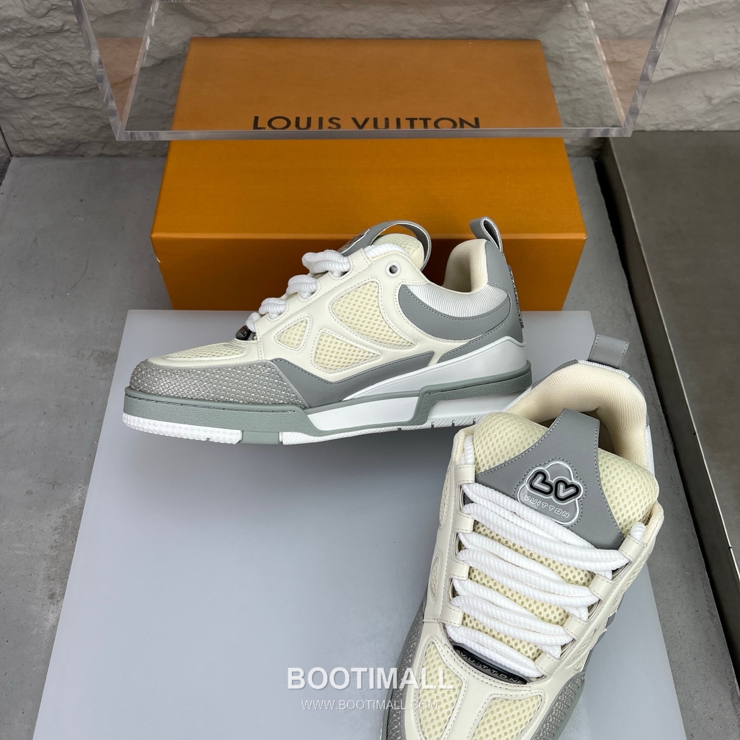 Louis Vuitton Runway 90s Chunky Skate Runner Leather Mesh Multicolor 루이비통 런웨이 90s 청키 스케이트 러너 가죽 메쉬 멀티컬러 스니커즈 5