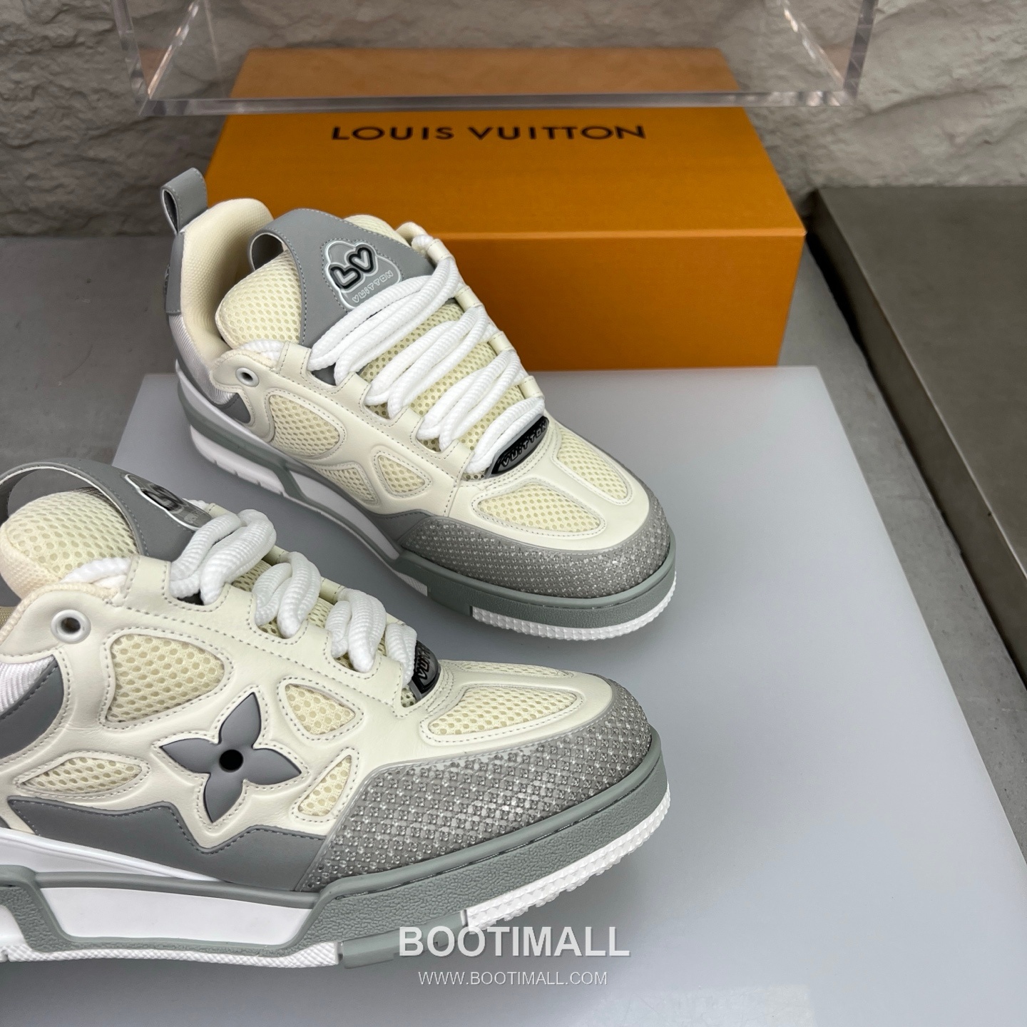 Louis Vuitton Runway 90s Chunky Skate Runner Leather Mesh Multicolor 루이비통 런웨이 90s 청키 스케이트 러너 가죽 메쉬 멀티컬러 스니커즈 6