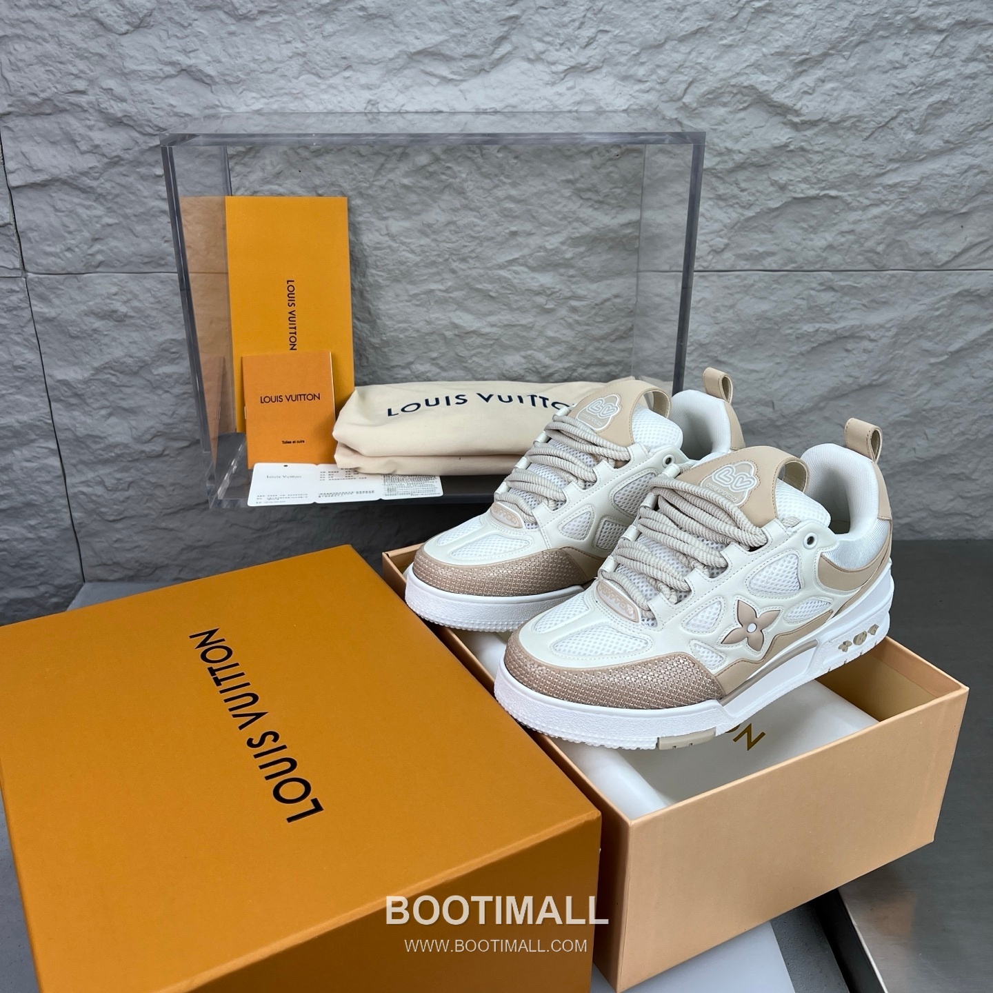 Louis Vuitton Runway 90s Chunky Skate Runner Leather Mesh Multicolor 루이비통 런웨이 90s 청키 스케이트 러너 가죽 메쉬 멀티컬러 스니커즈 2